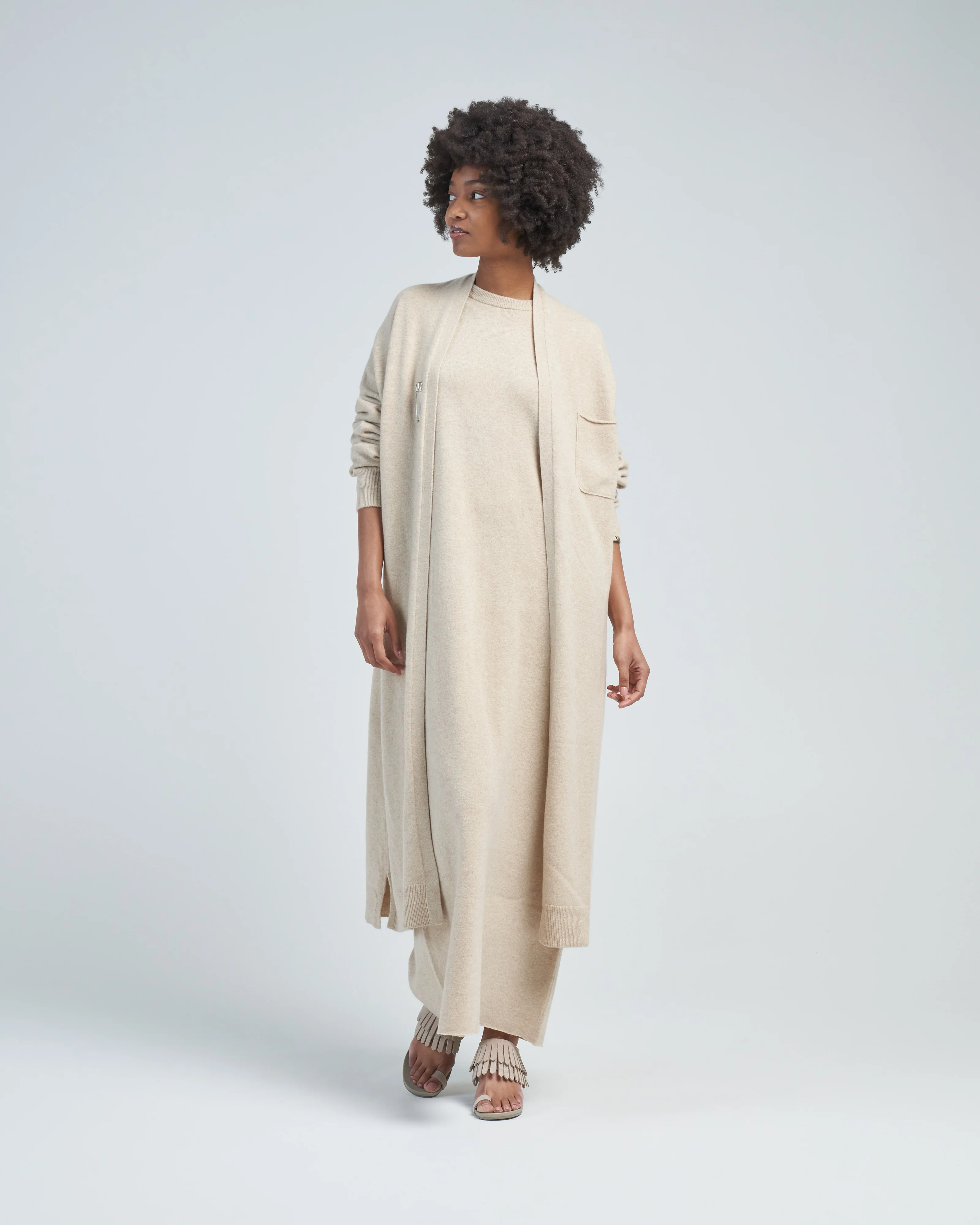 koto oversized long cardigan - Image 2