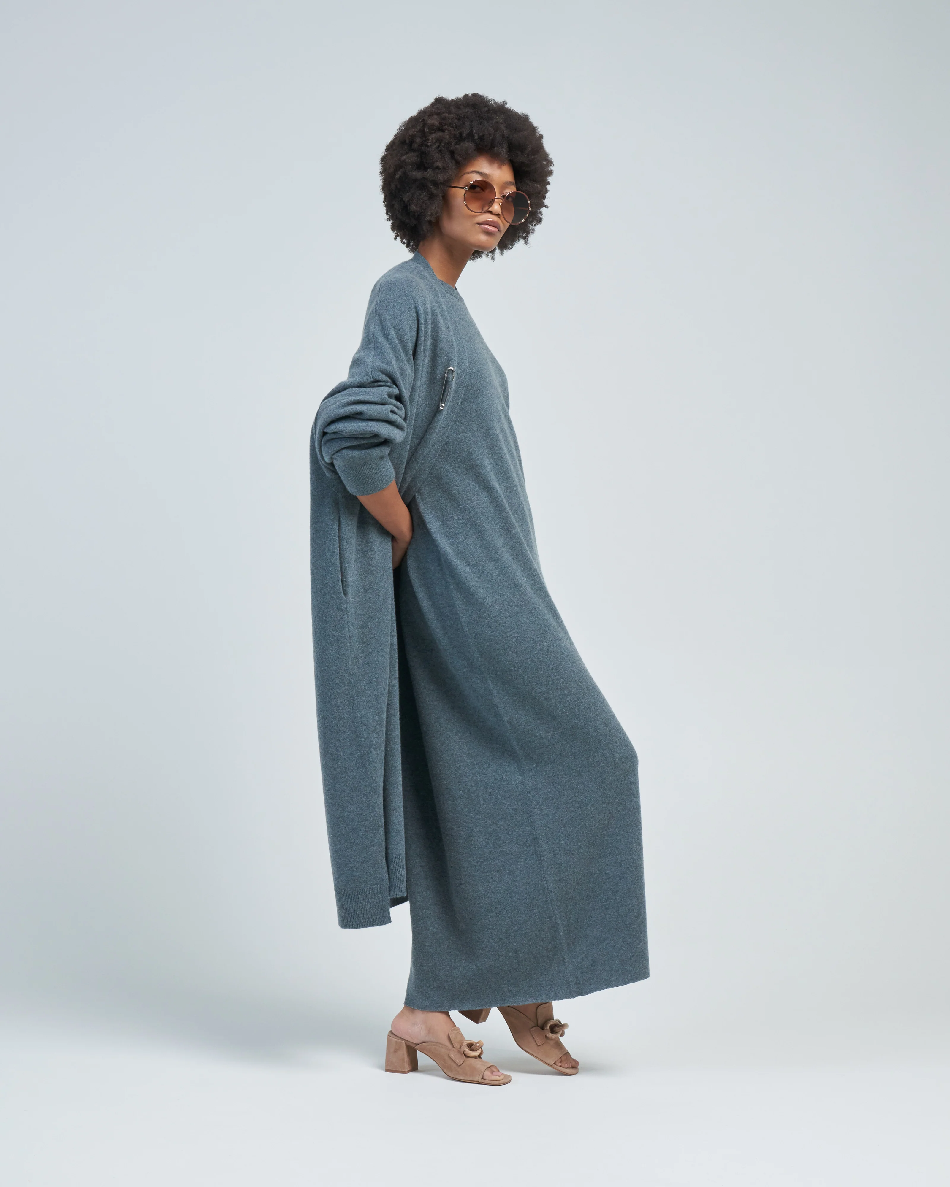 koto oversized long cardigan - Image 2