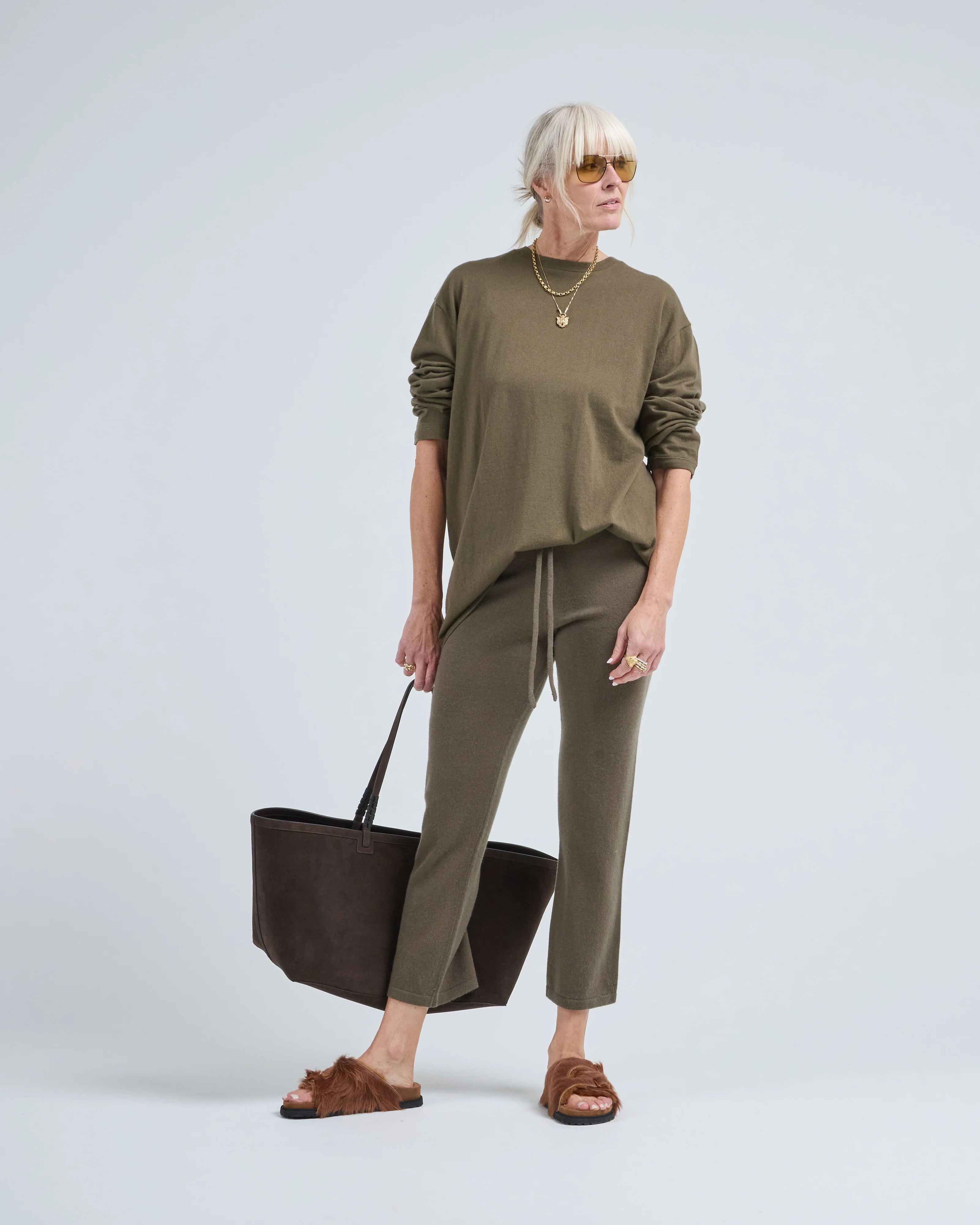 rock cotton cashmere long sleeve crewneck - Image 3