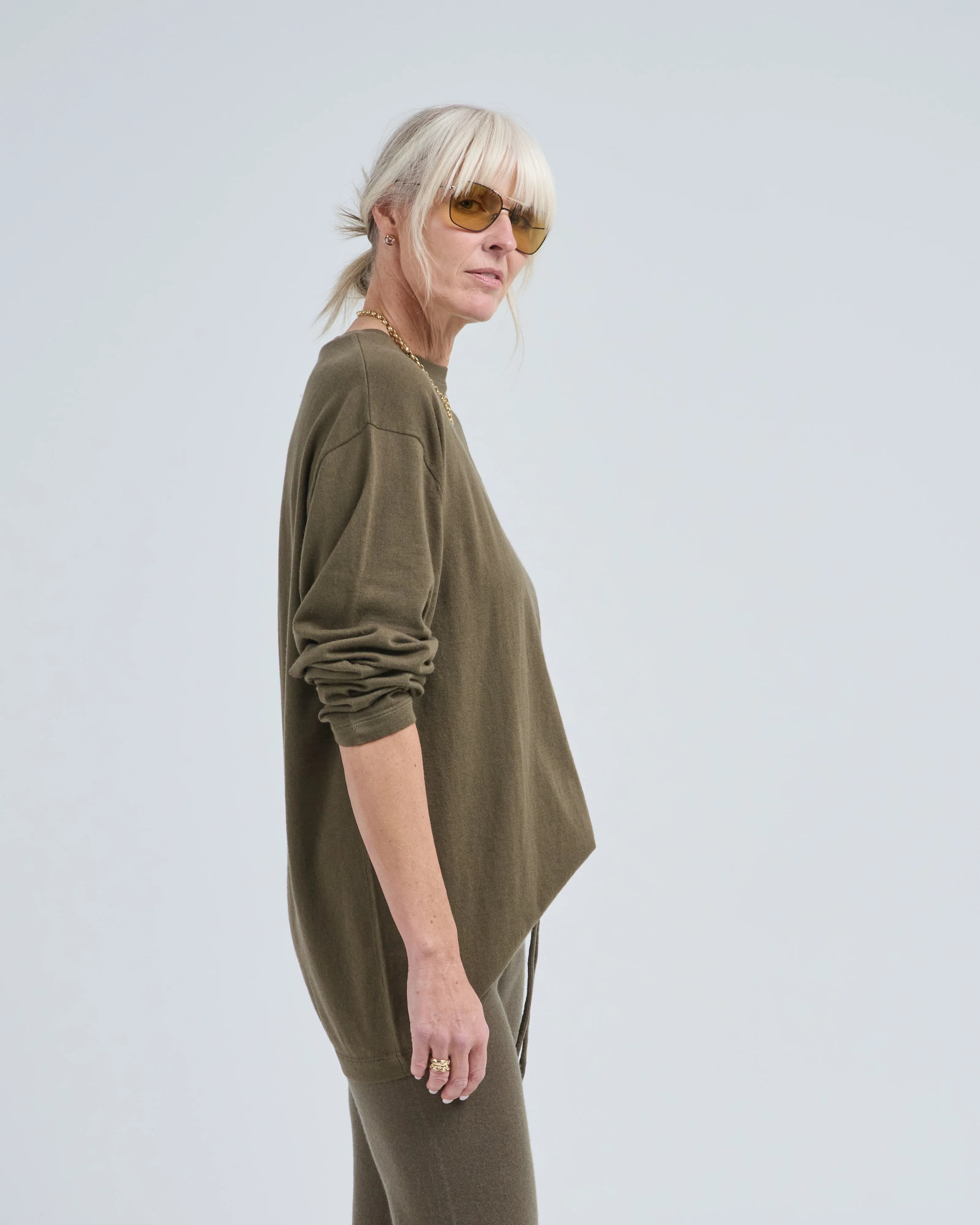 rock cotton cashmere long sleeve crewneck - Image 4