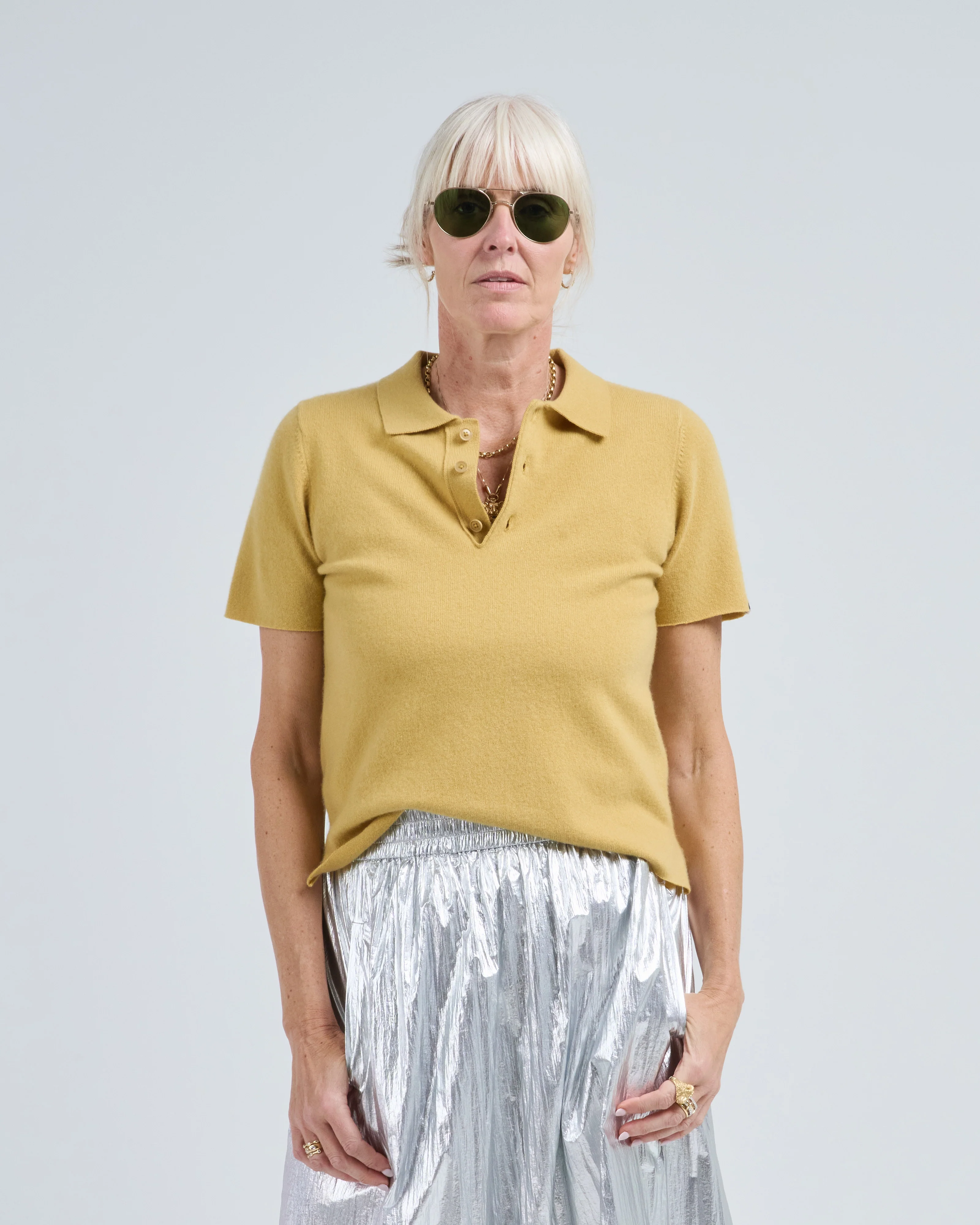 salamander stretch cashmere polo - Image 3