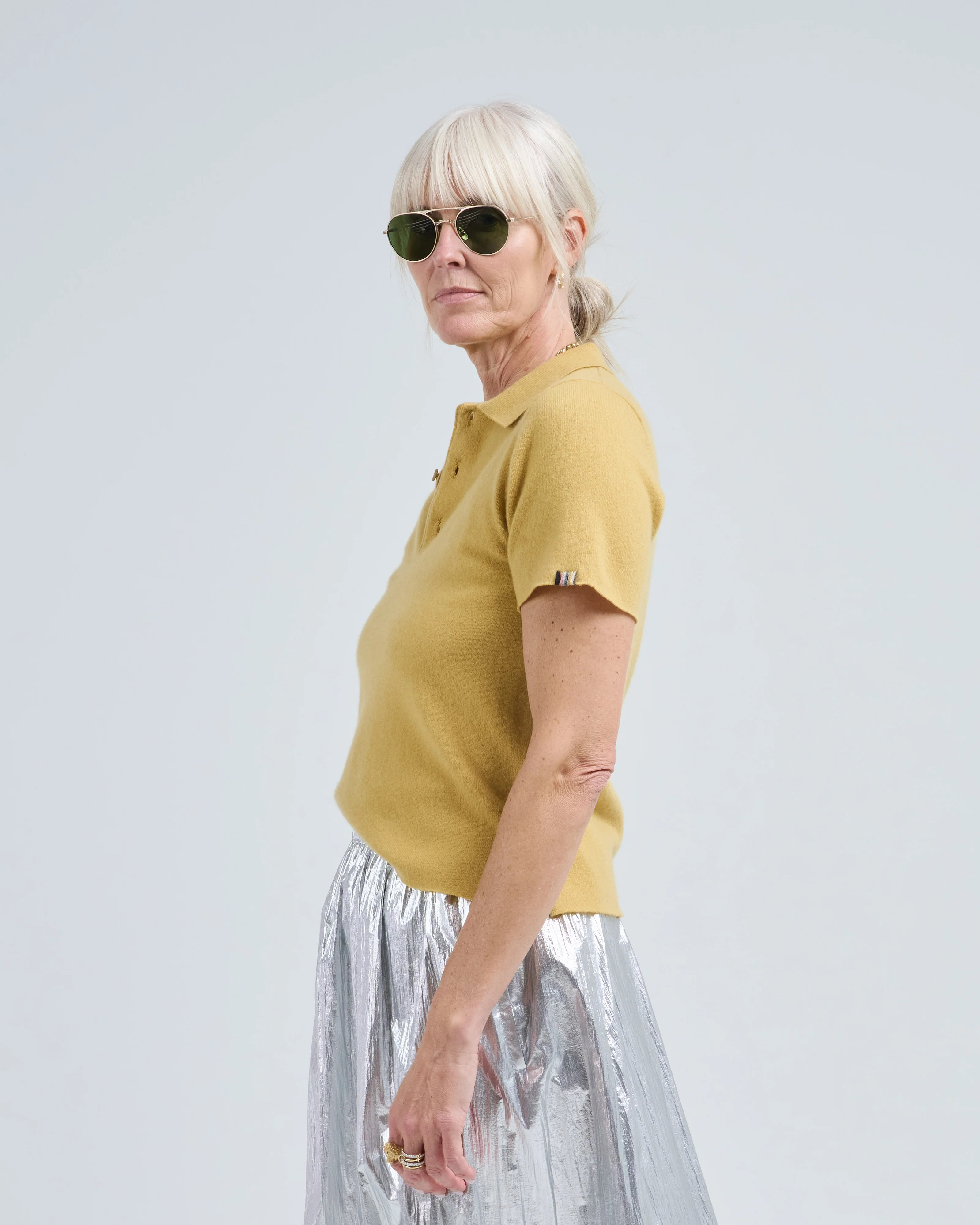 salamander stretch cashmere polo - Image 4