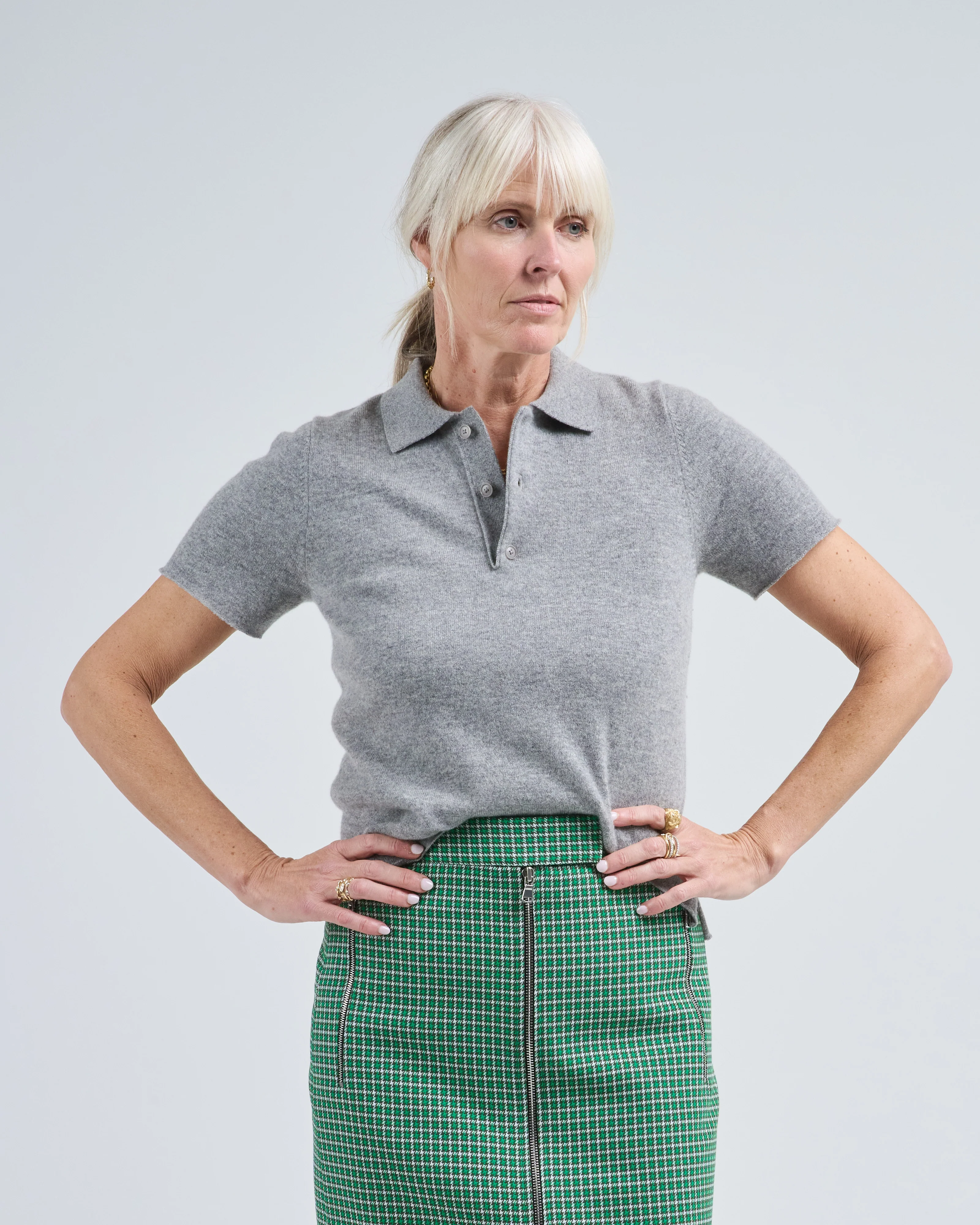 salamander stretch cashmere polo - Image 3