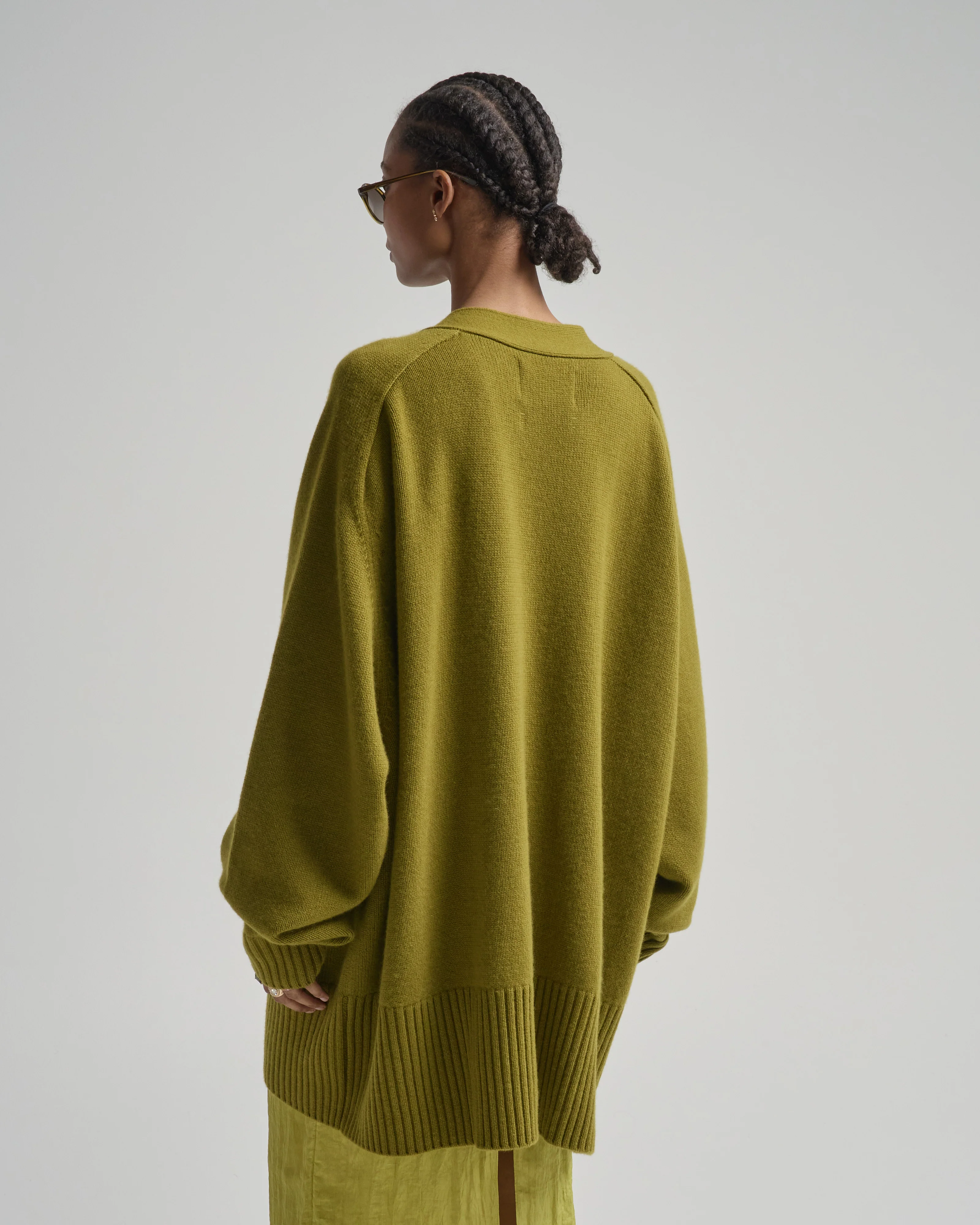 taurus cashmere boxy cardigan - Image 4