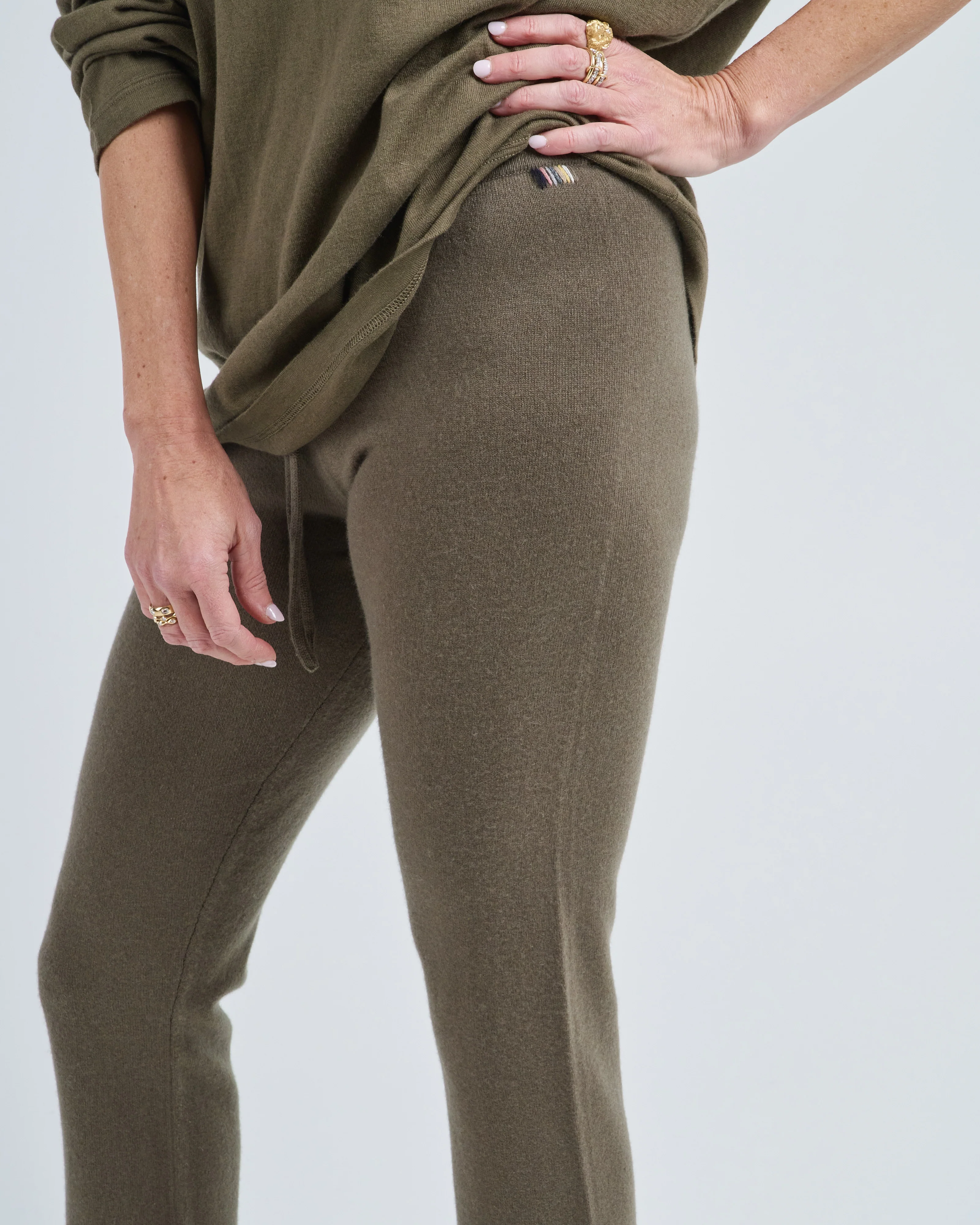 wander stretch cashmere pull on pant - Image 5