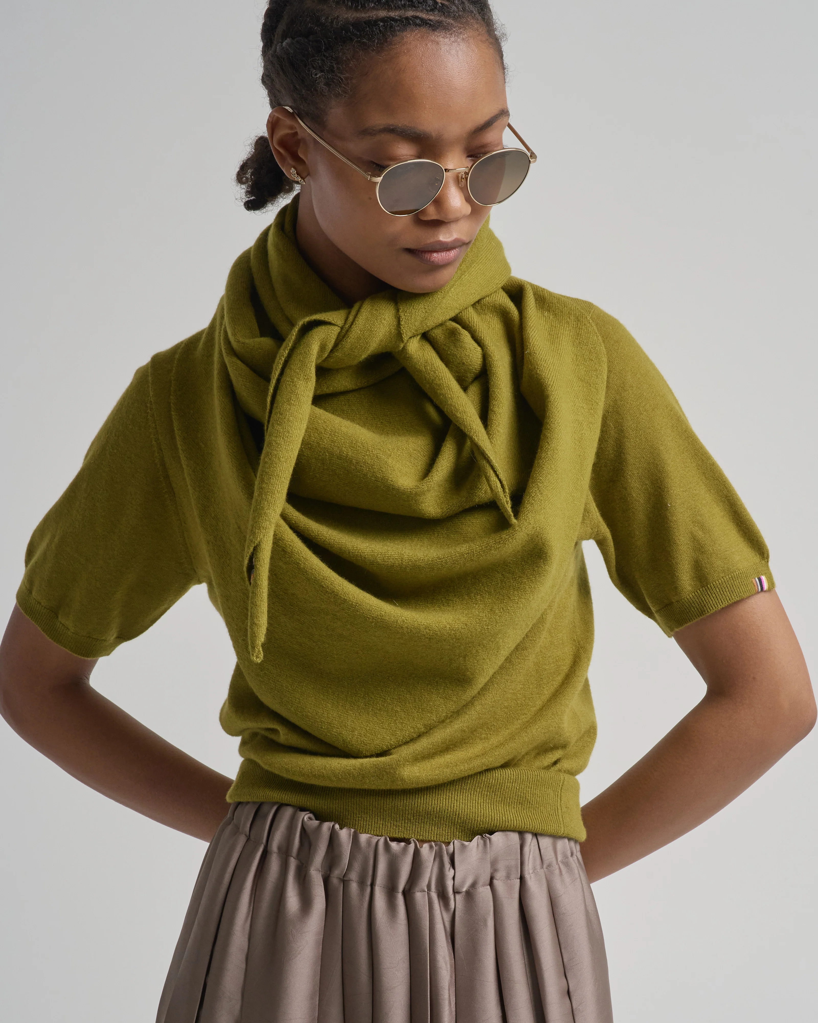 witch double-faced cashmere bandana - Image 4