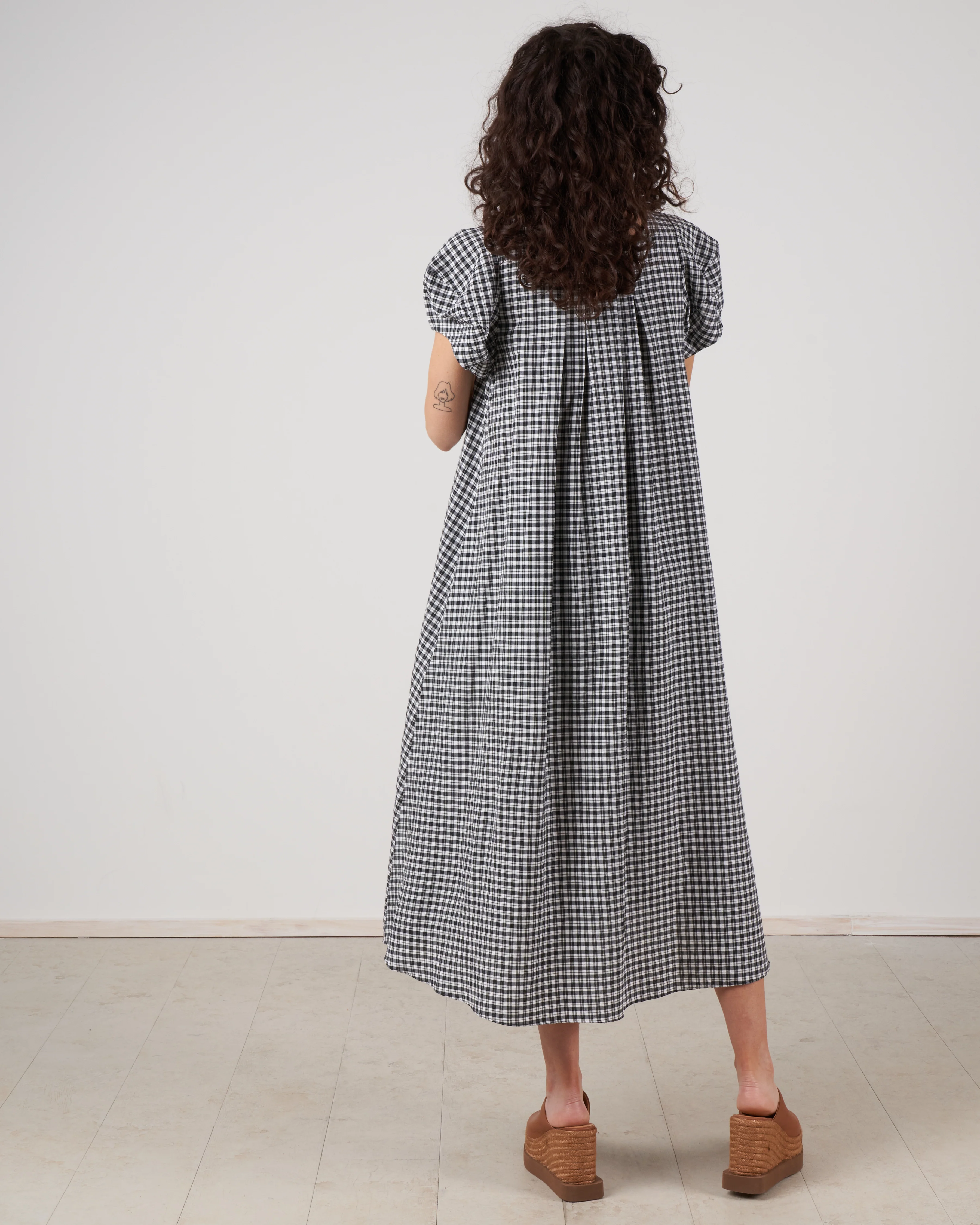 darcy dress - black + white - Image 4