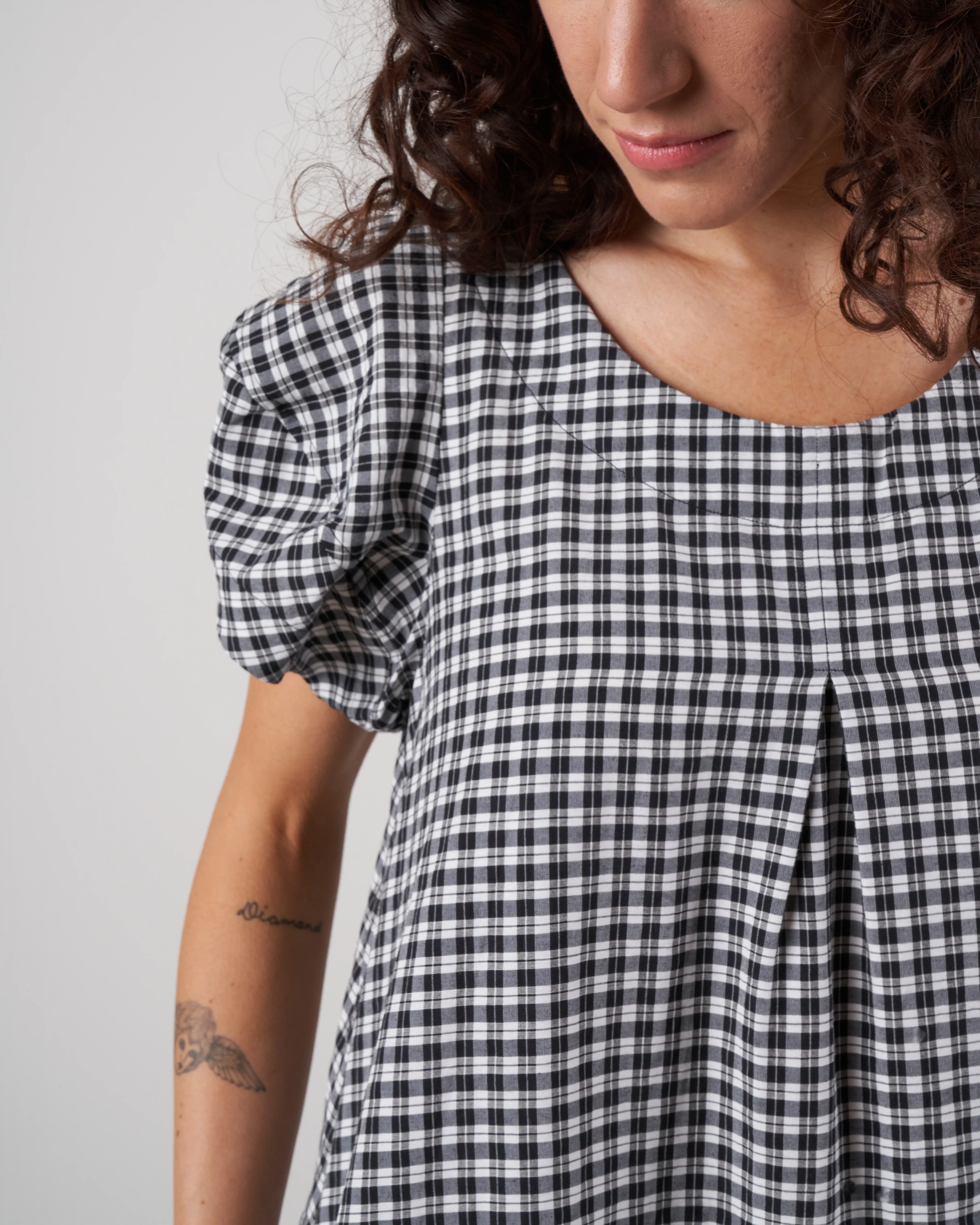 darcy dress - black + white - Image 5