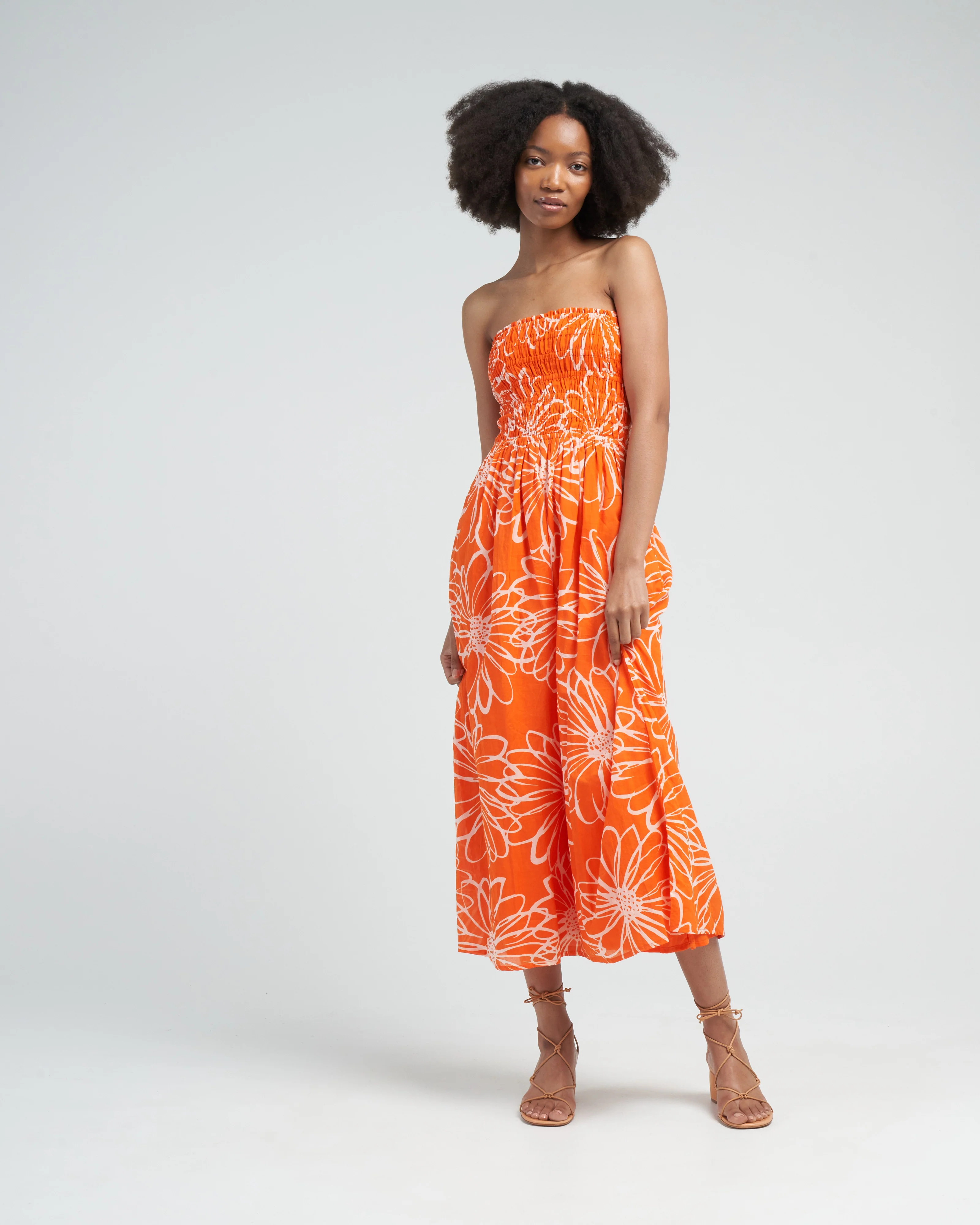 abbas midi dress - la sirena floral print - Image 2