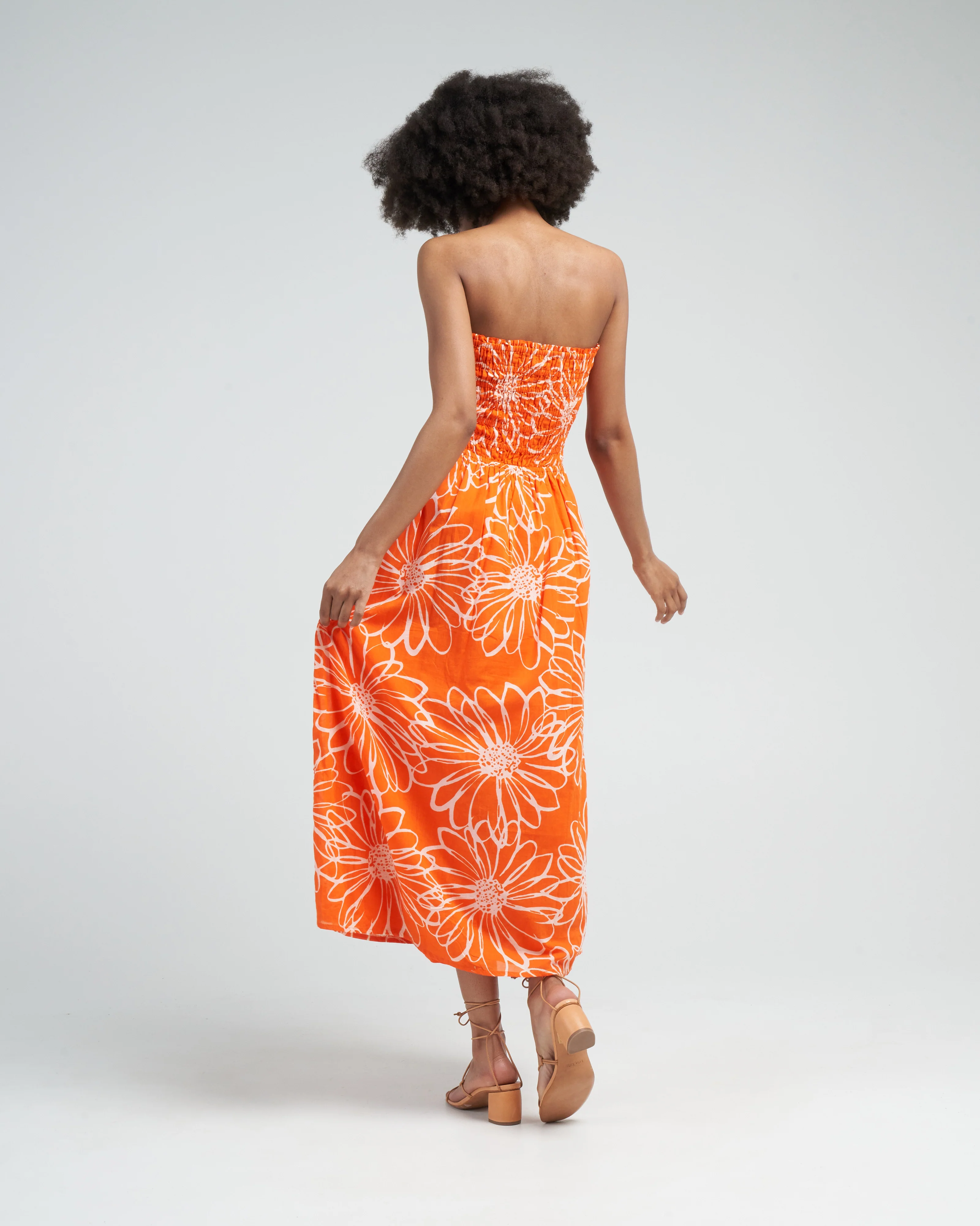 abbas midi dress - la sirena floral print - Image 4