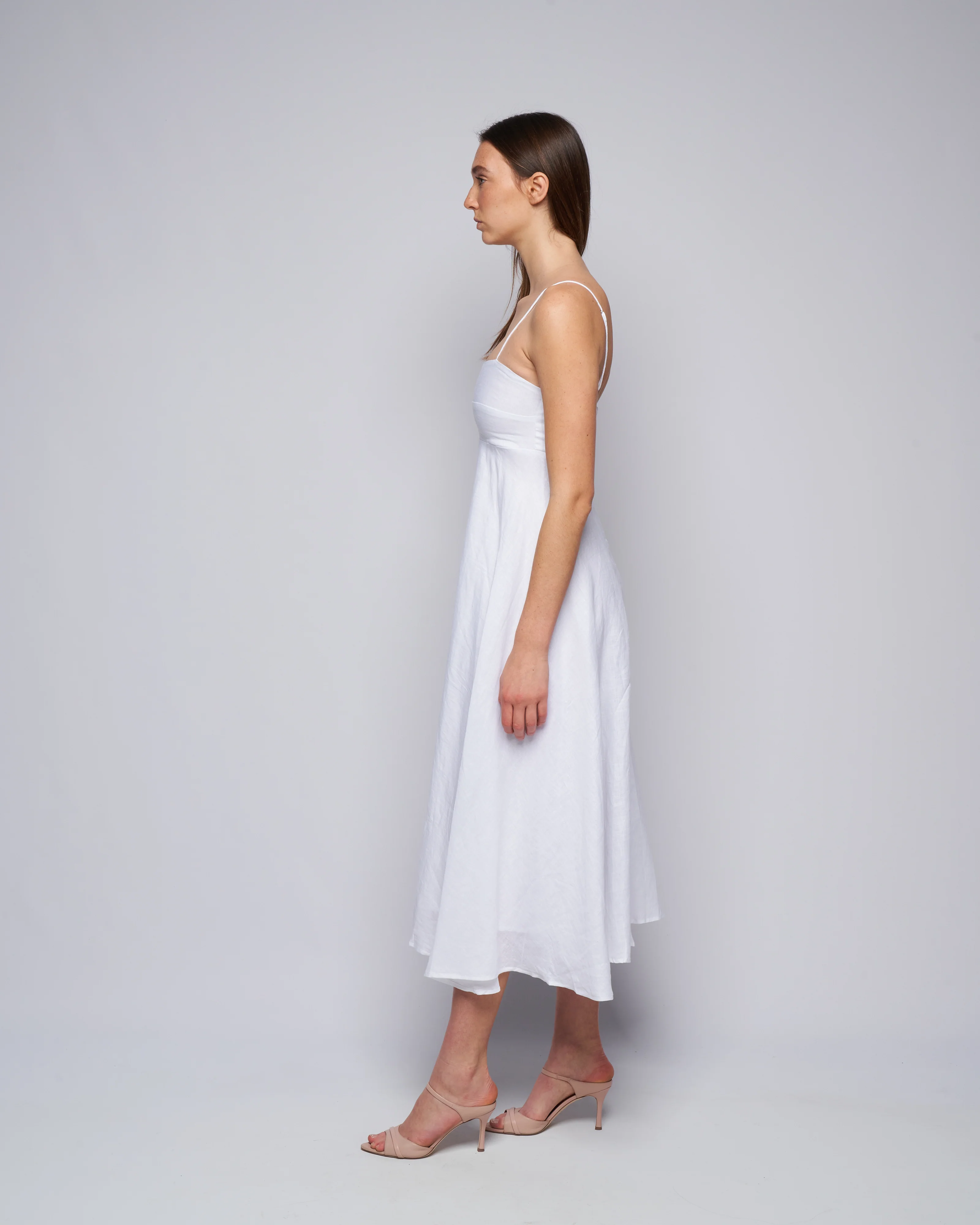alexandre midi dress - white - Image 3