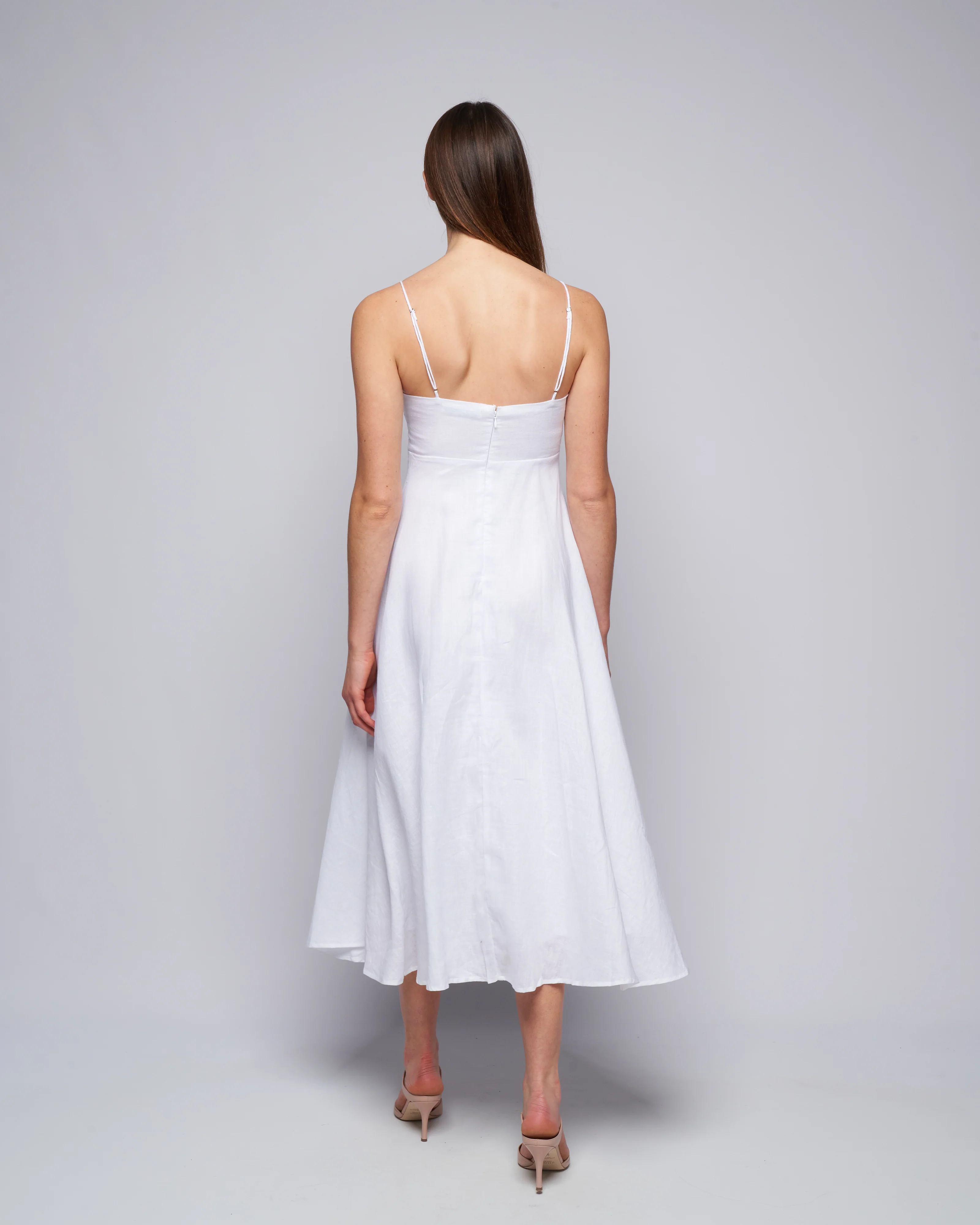 alexandre midi dress - white - Image 4