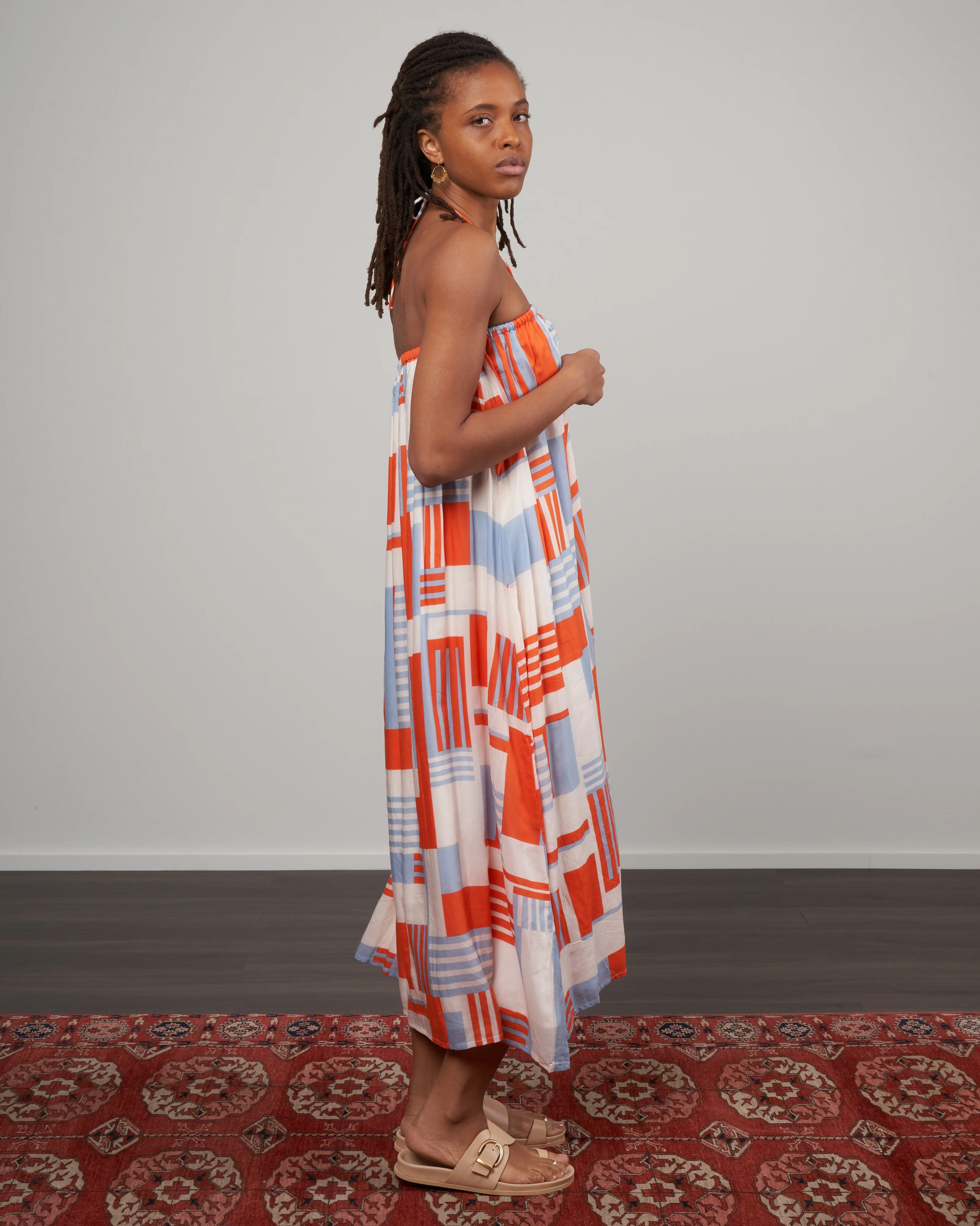 asturias midi dress - ylang print - Image 3