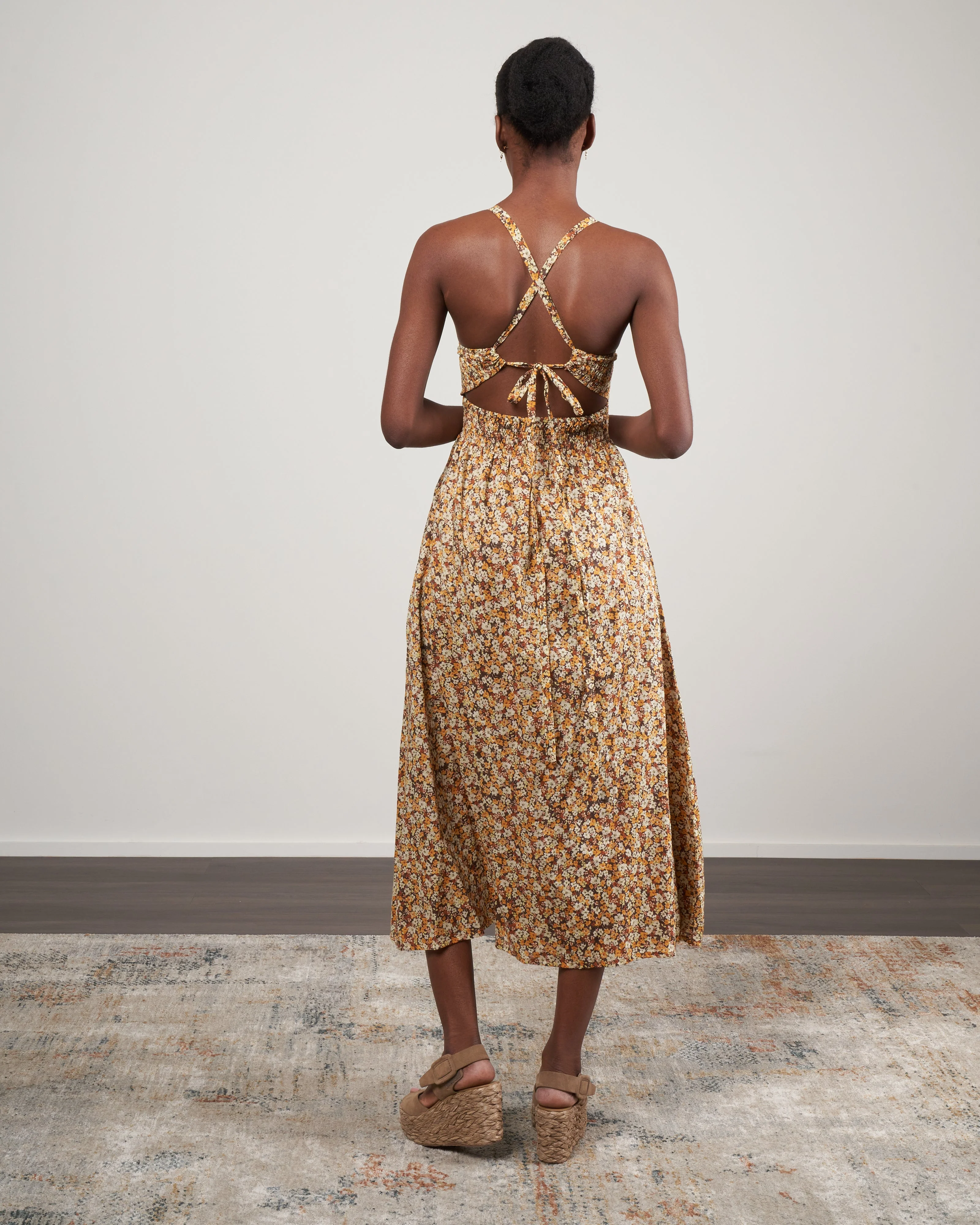 claretta midi dress - edelyn floral print - Image 3