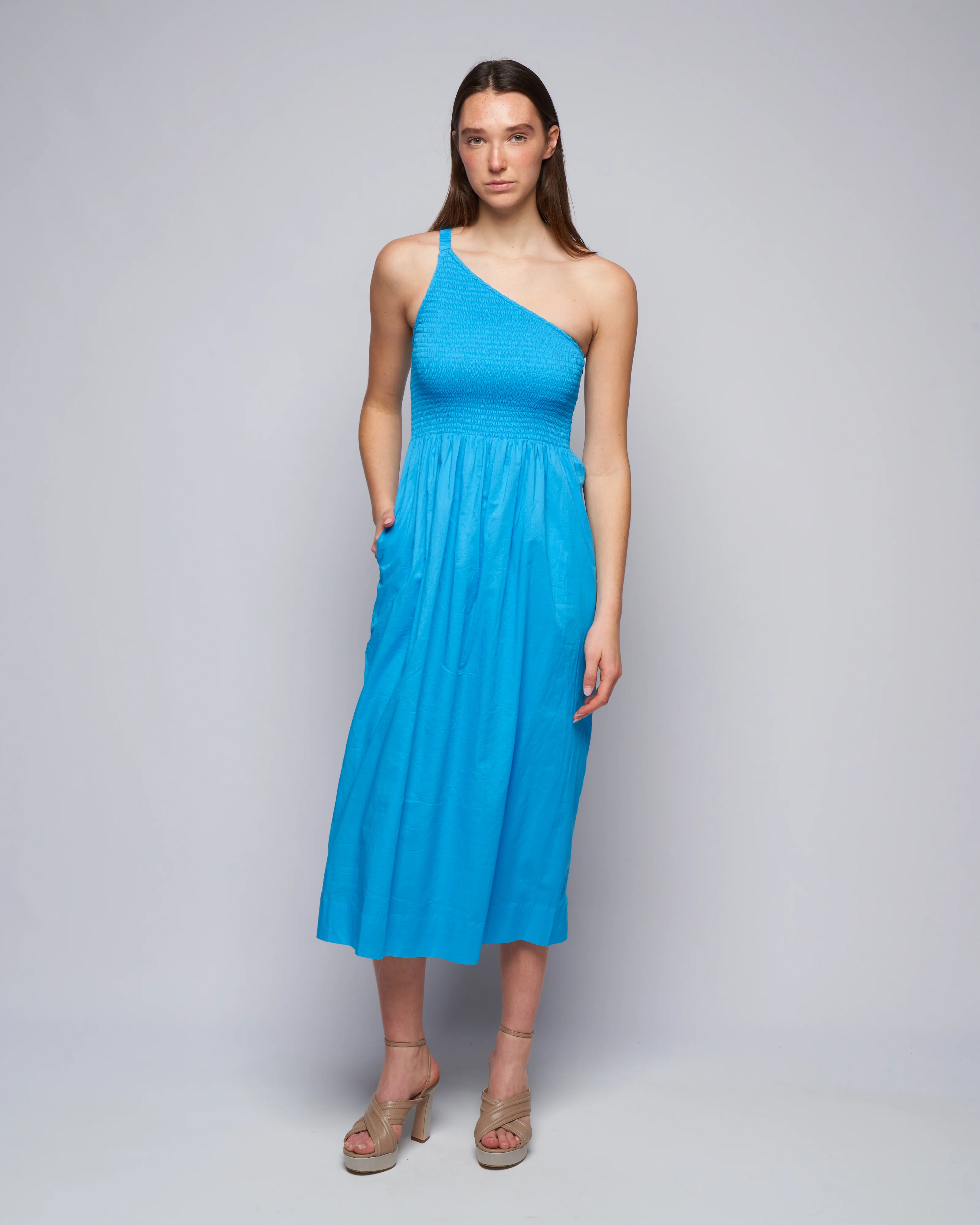 khalani midi dress - turquoise - Image 2