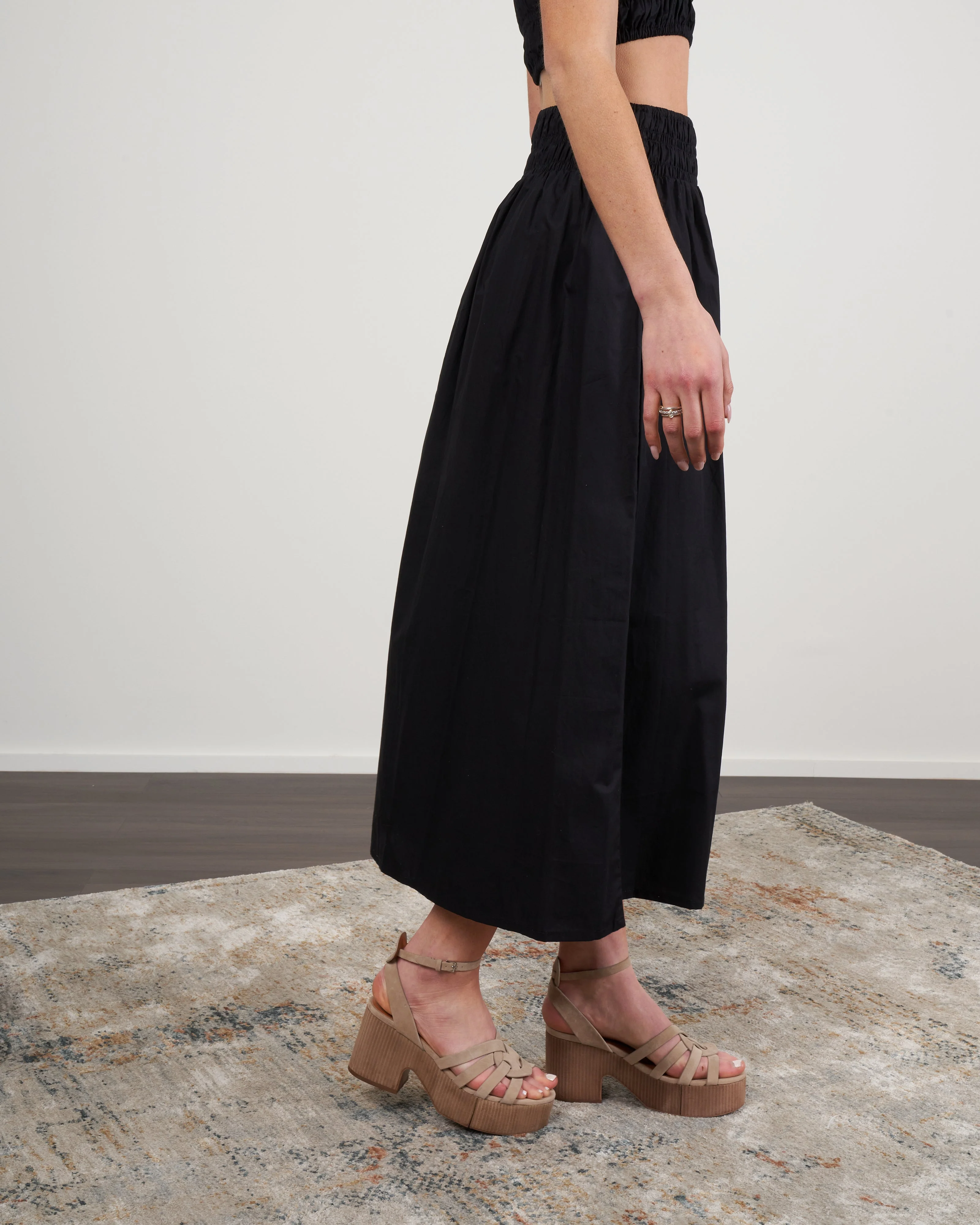kiera skirt - plain black - Image 3