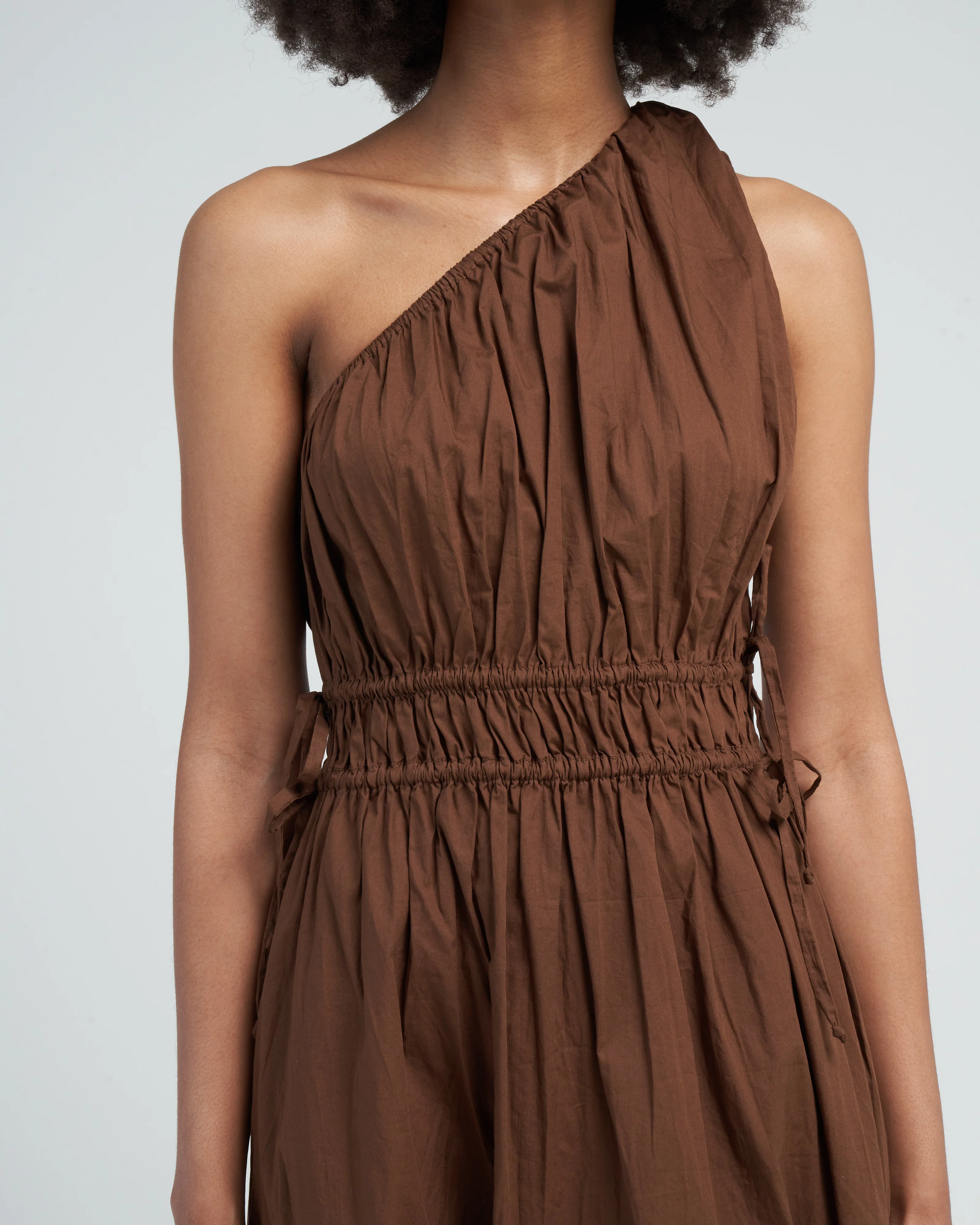la ora midi dress - chocolate - Image 5