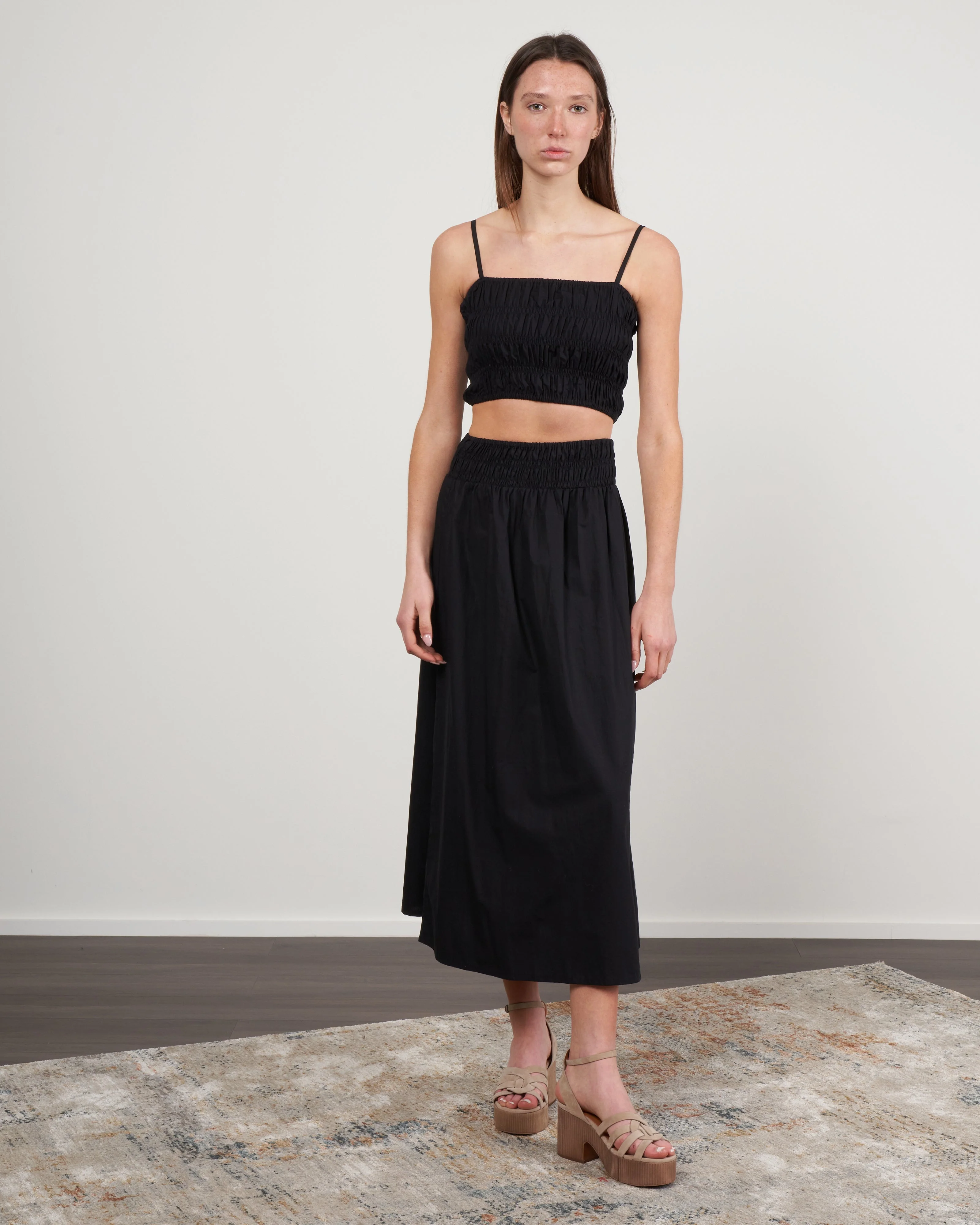 liya top - plain black - Image 2