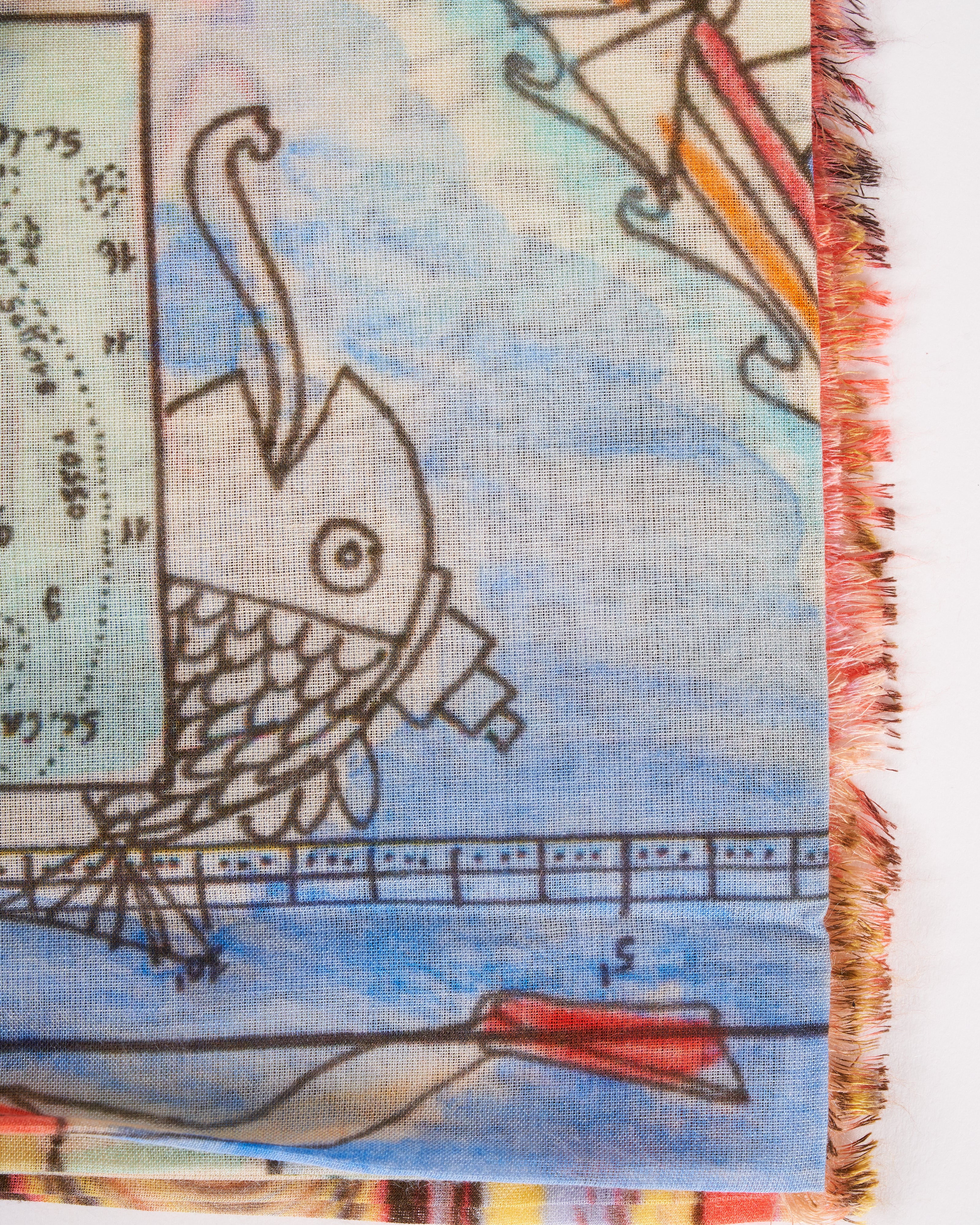 amalfi patterned scarf - multi - Image 3