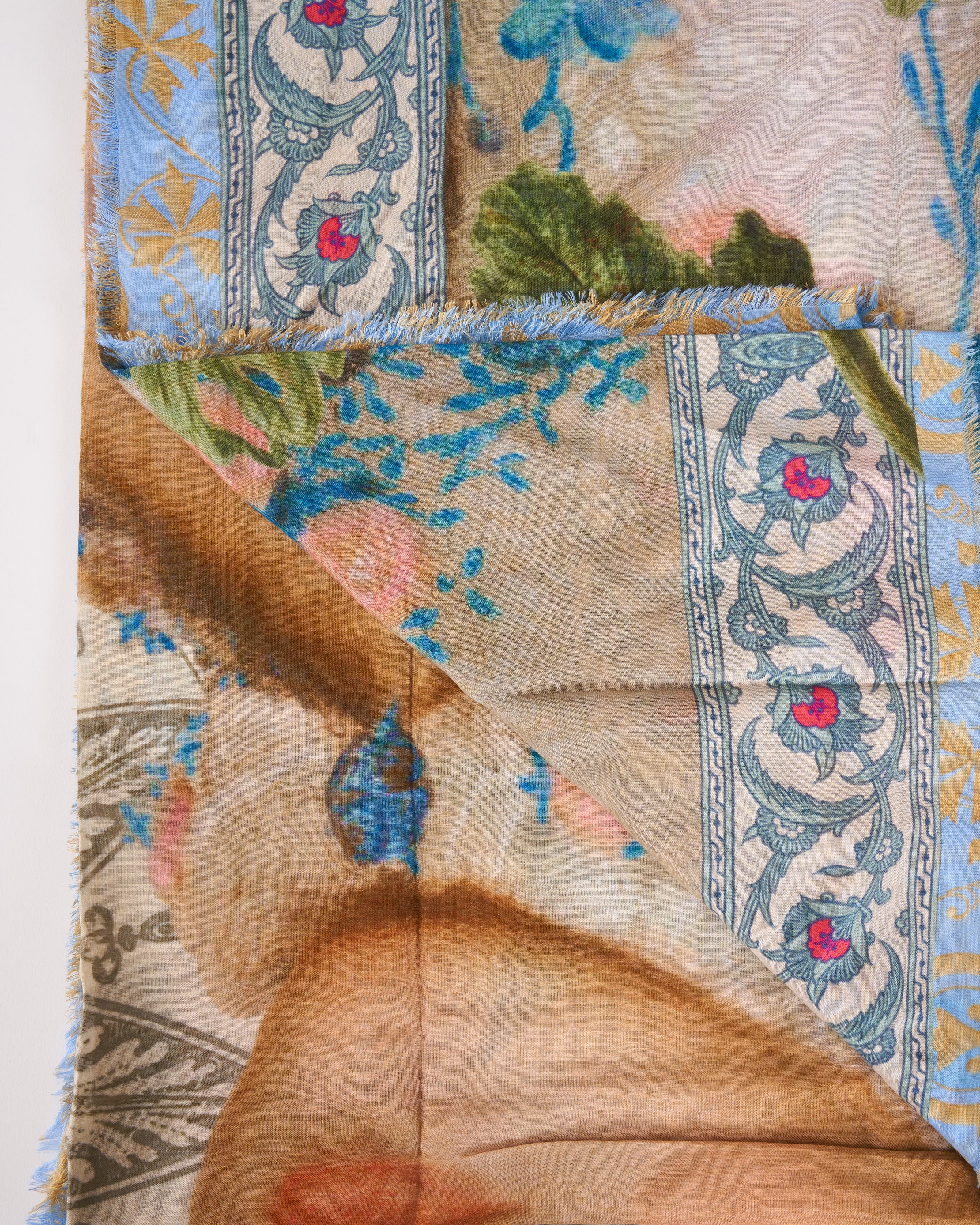 born patterned scarf - multi - Image 4