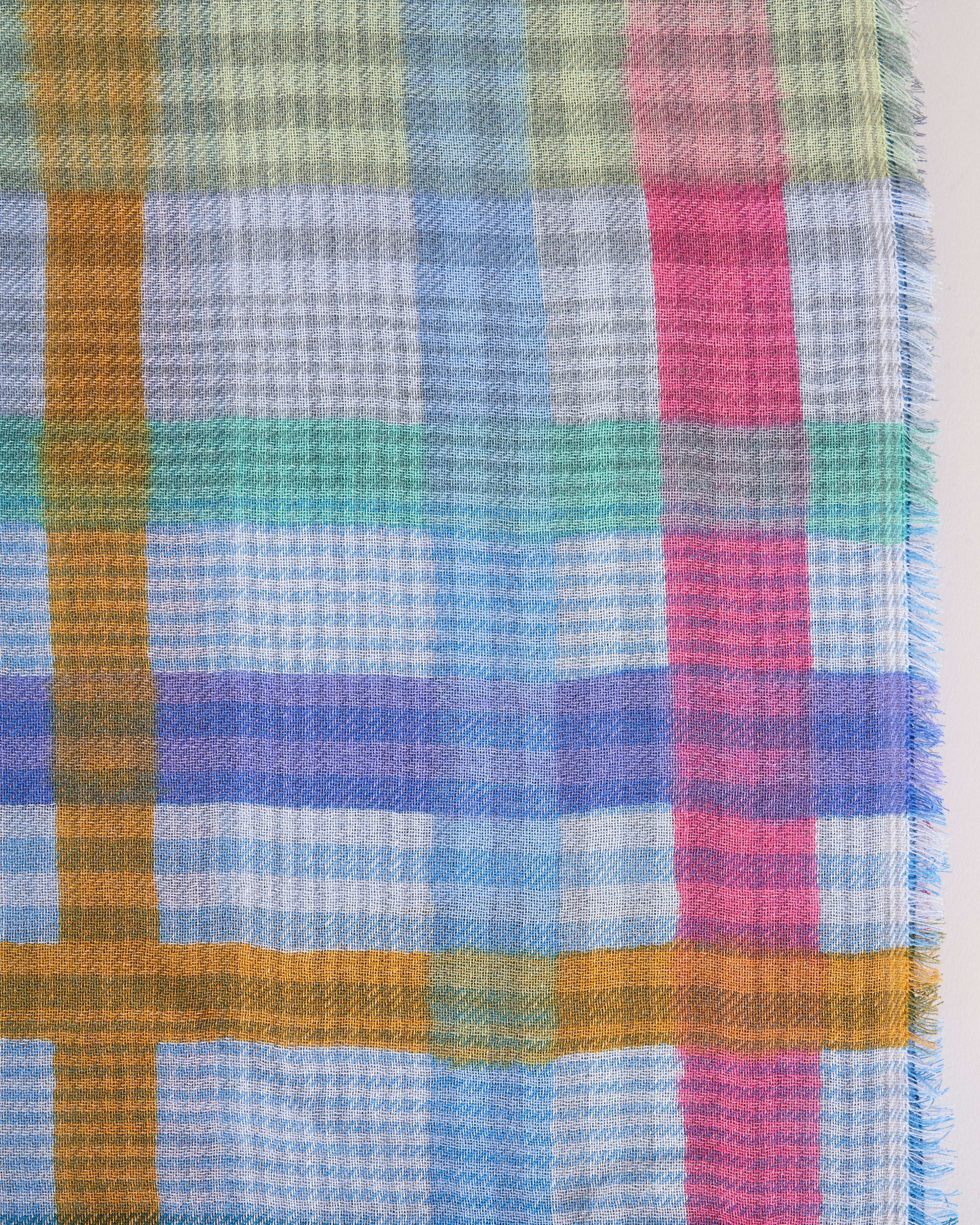 fazio plaid scarf - multi - Image 4