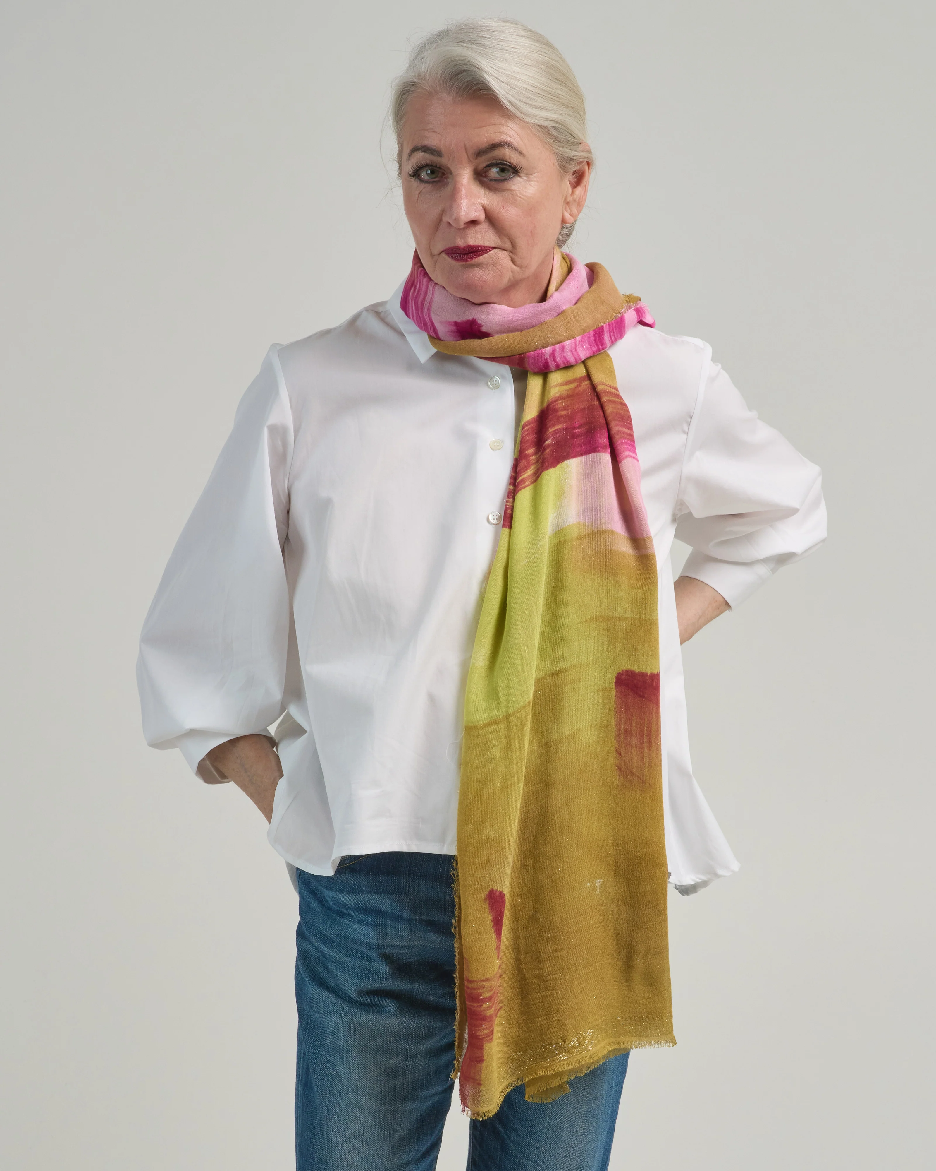 laerte rectangular scarf - Image 2