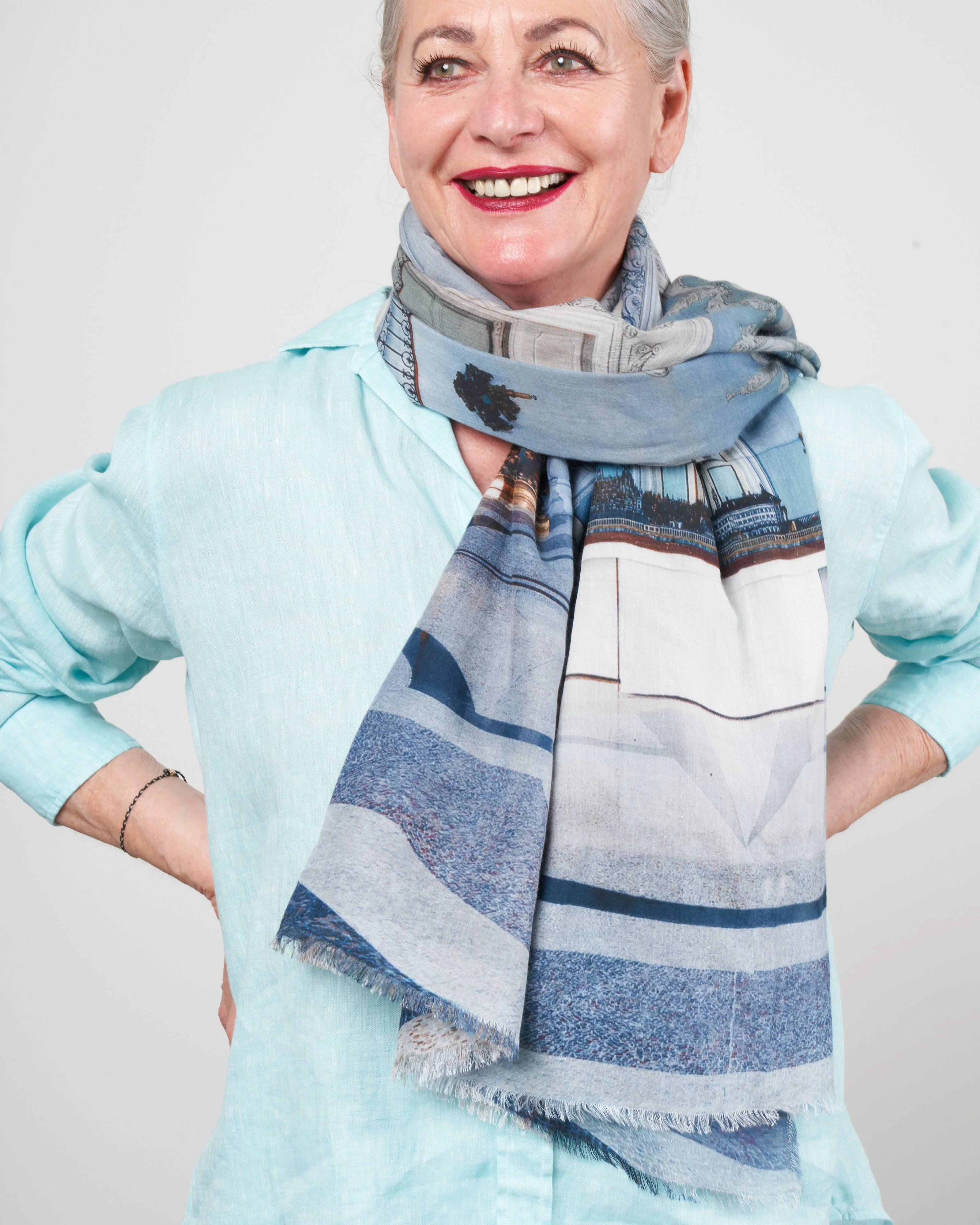 palazzo borromeo scarf - 79730 - Image 2