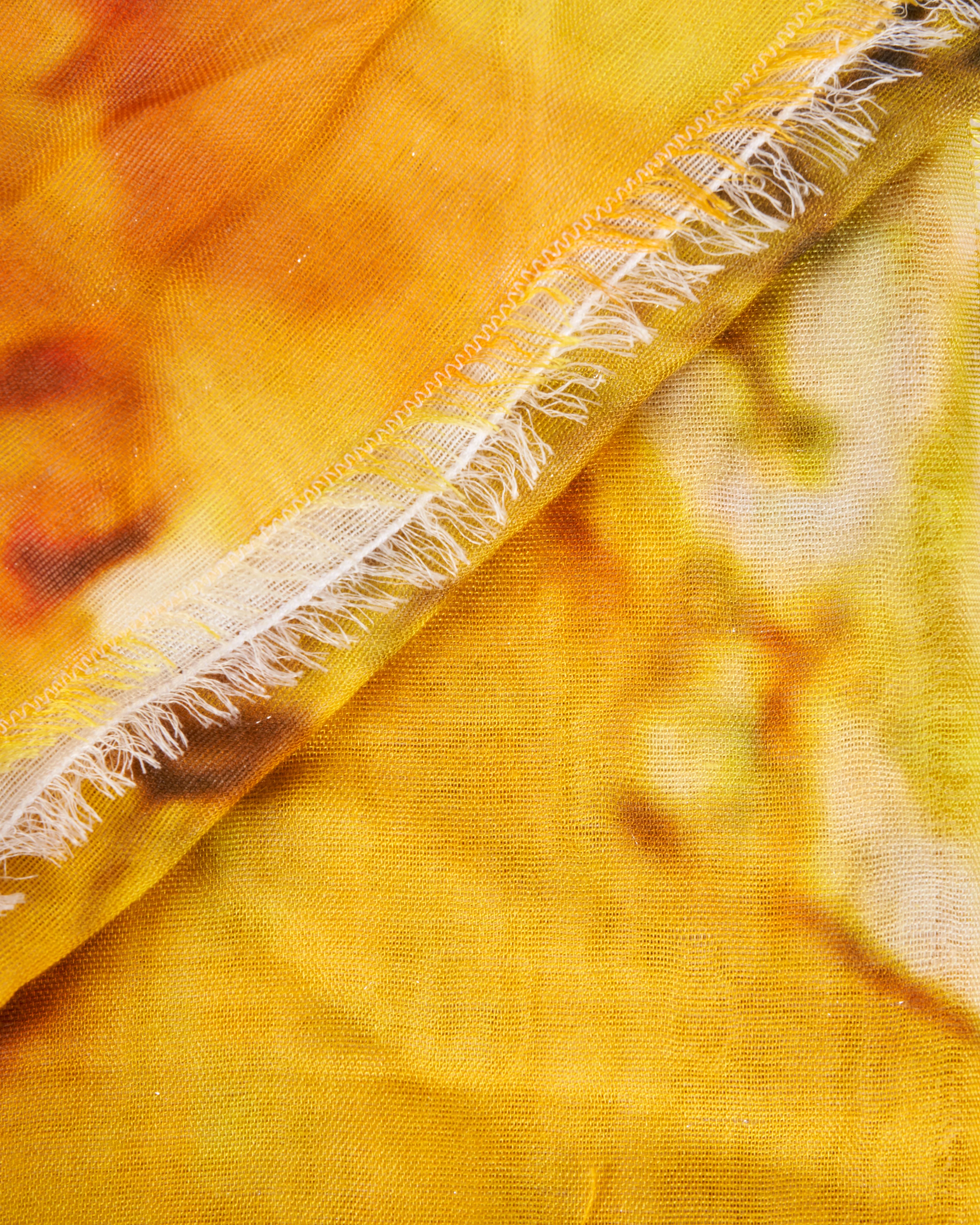 tiffany floral scarf - yellow/white - Image 3
