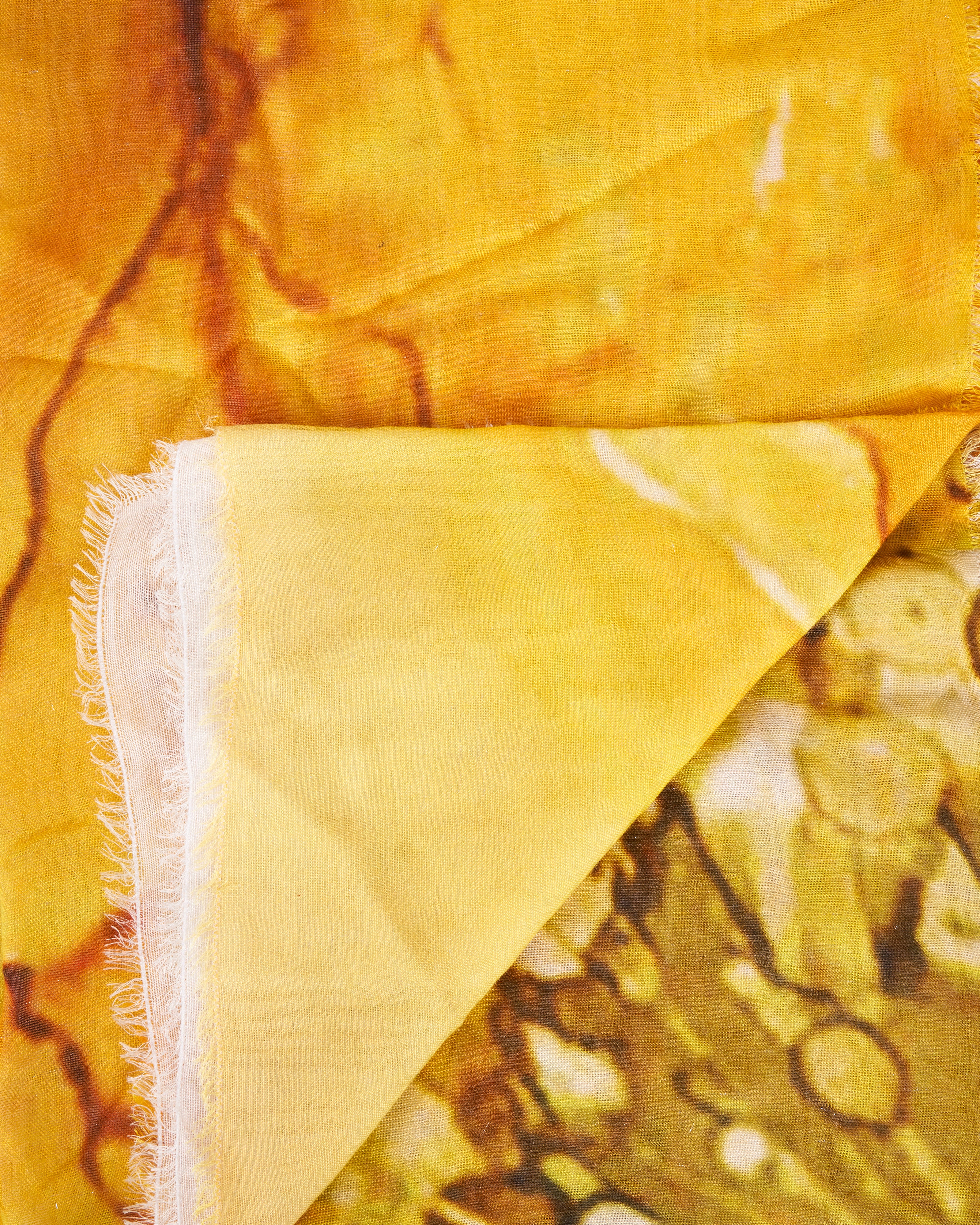 tiffany floral scarf - yellow/white - Image 4