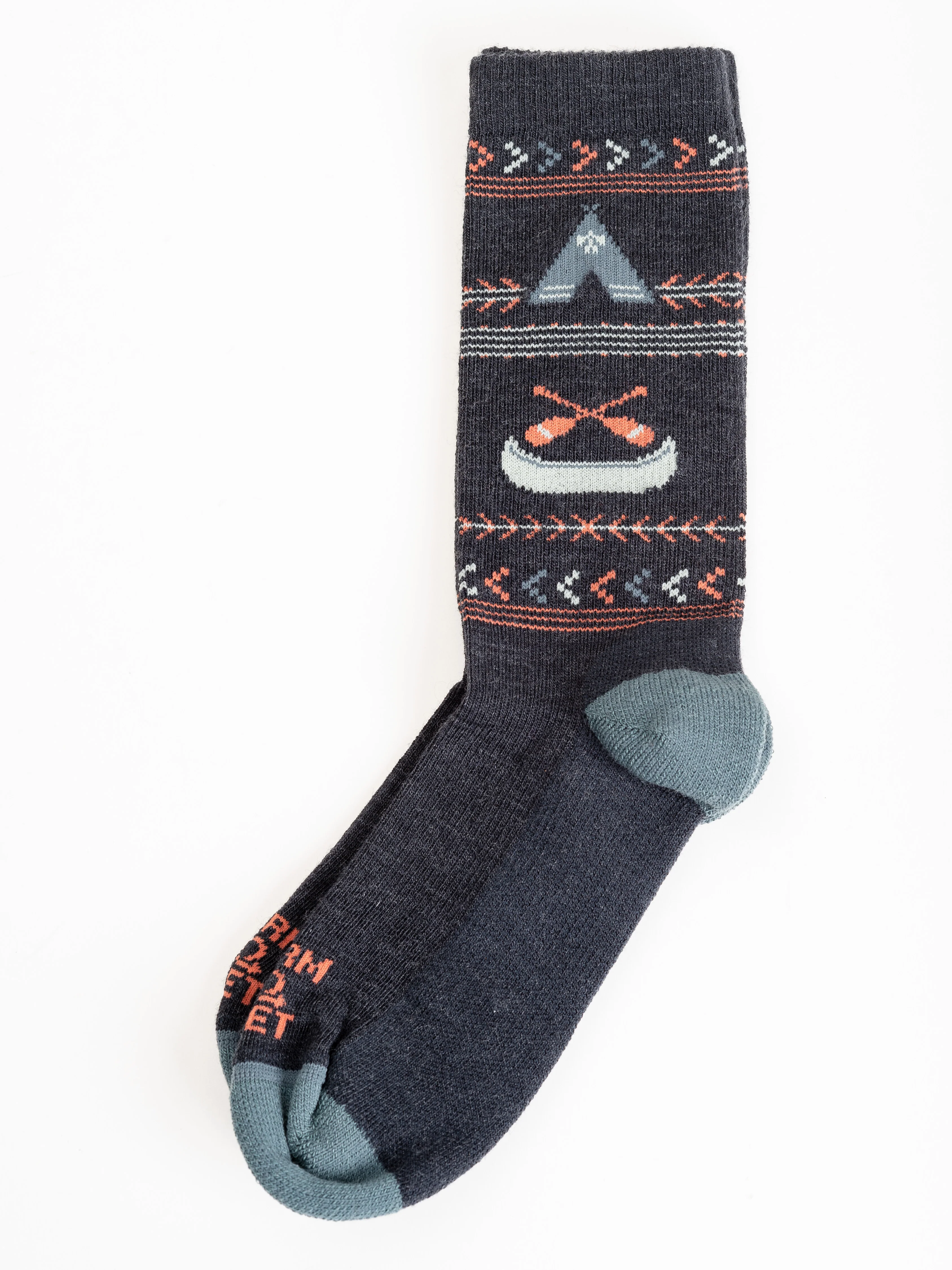 franklin crew socks - charcoal