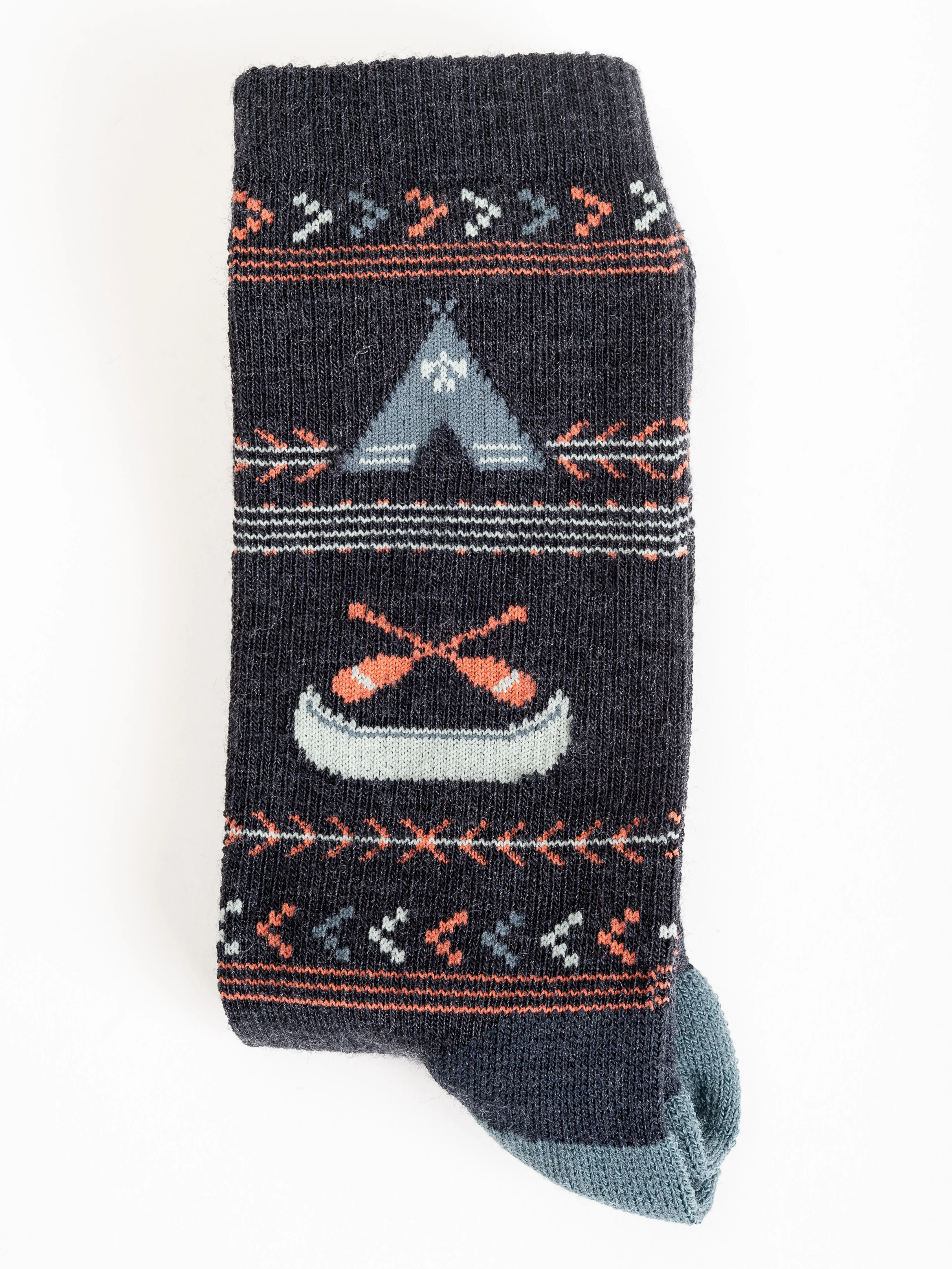 franklin crew socks - charcoal - Image 2