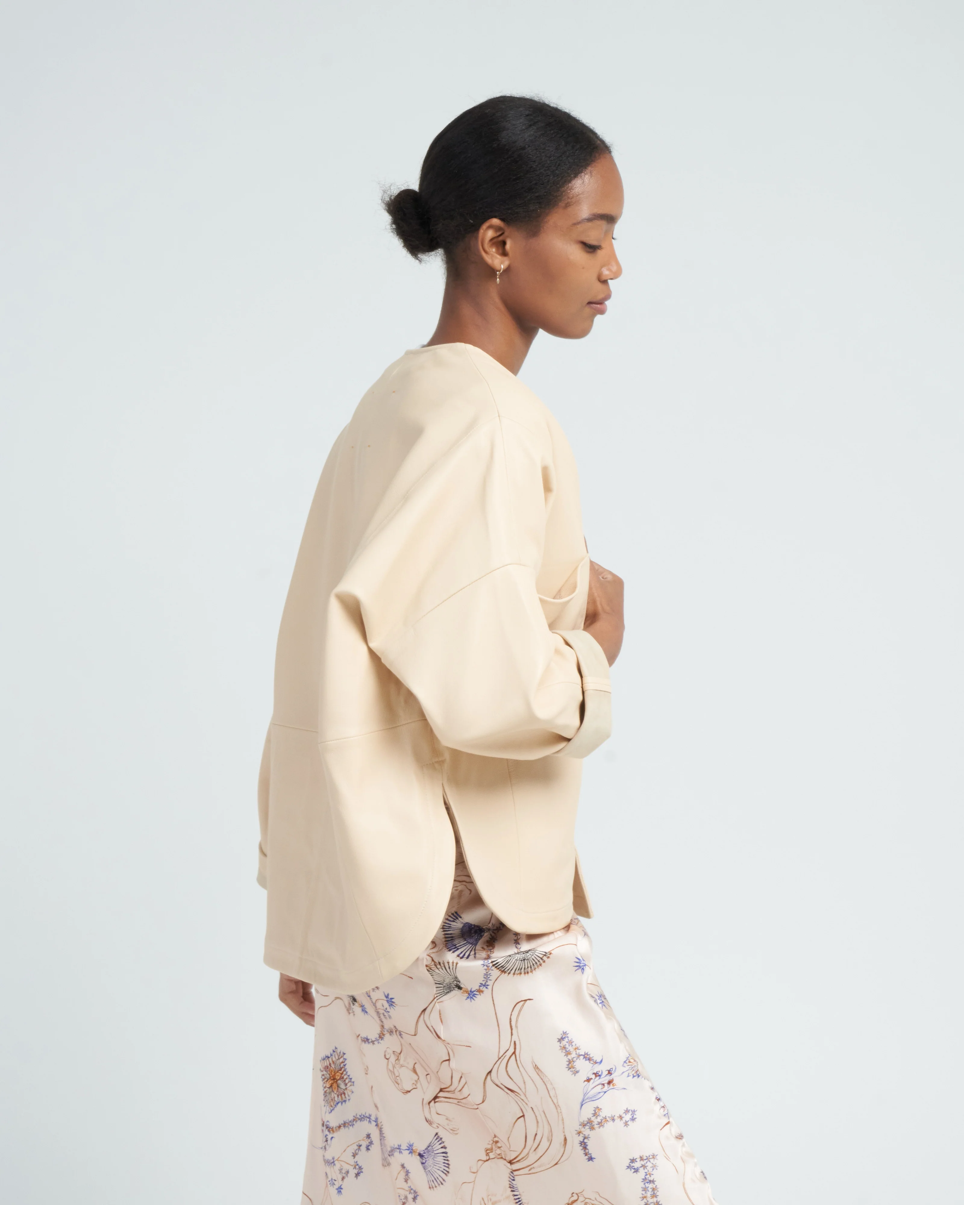 nappa leather kimono - Image 4