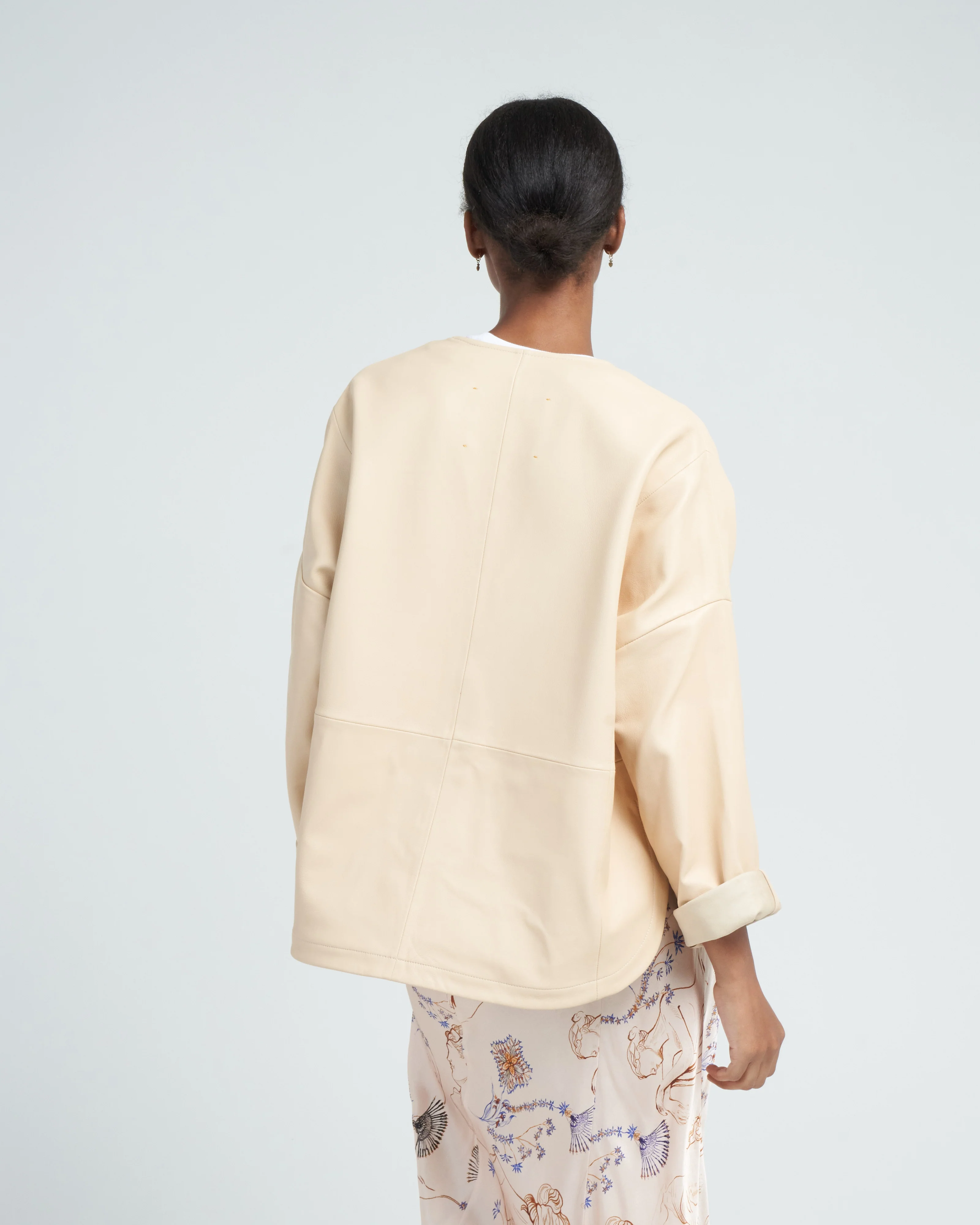 nappa leather kimono - Image 5