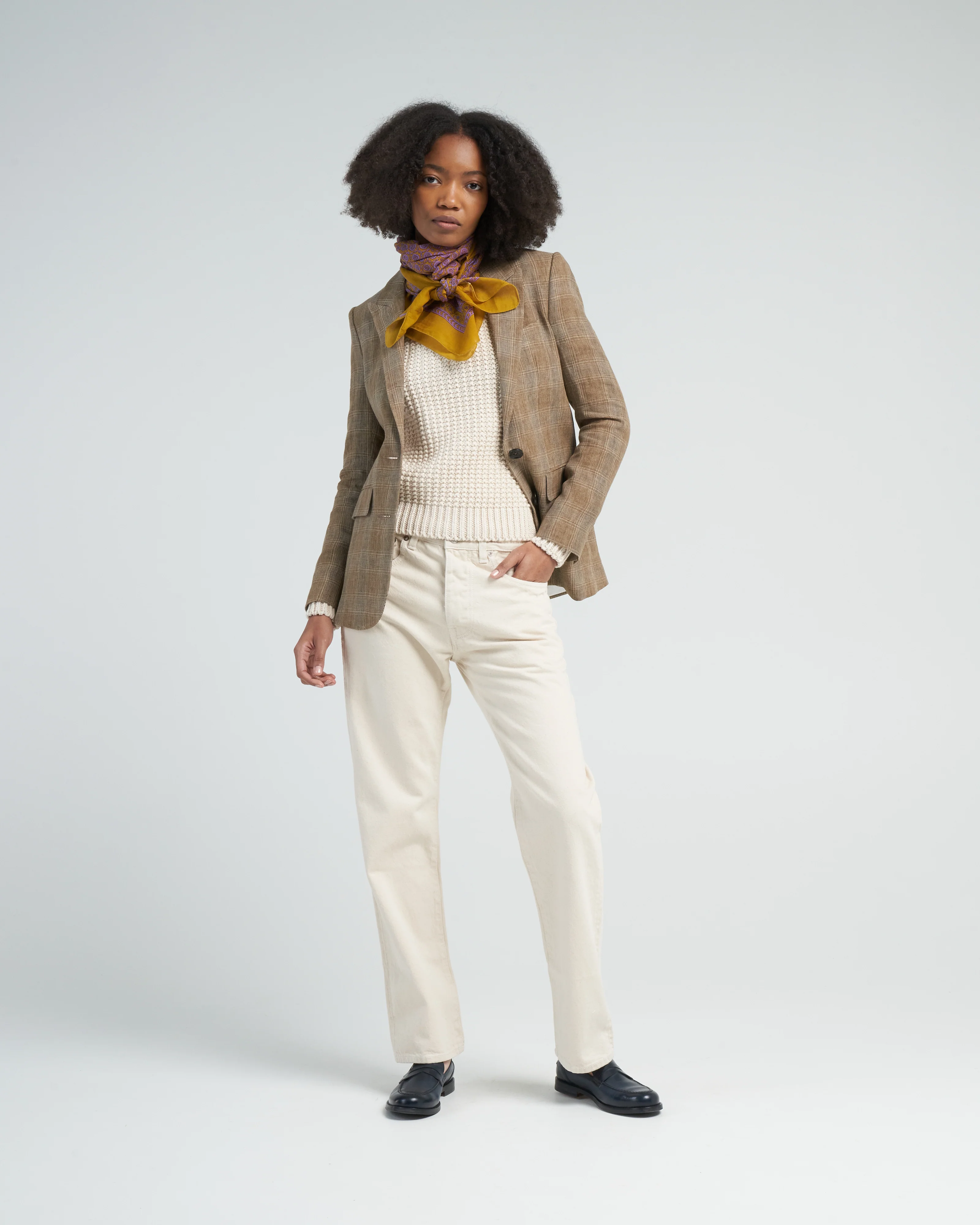 bella blazer - brown - Image 2
