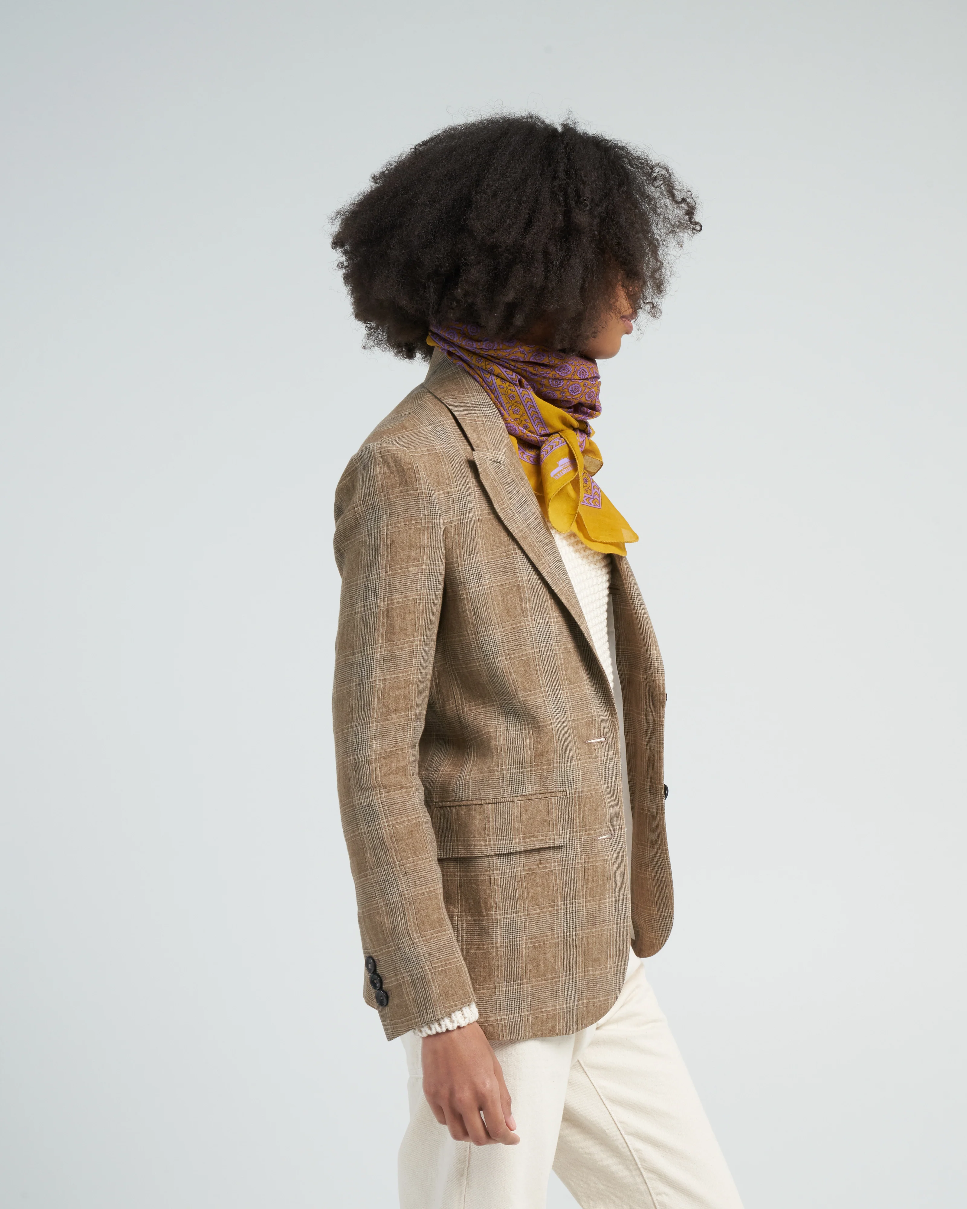 bella blazer - brown - Image 3