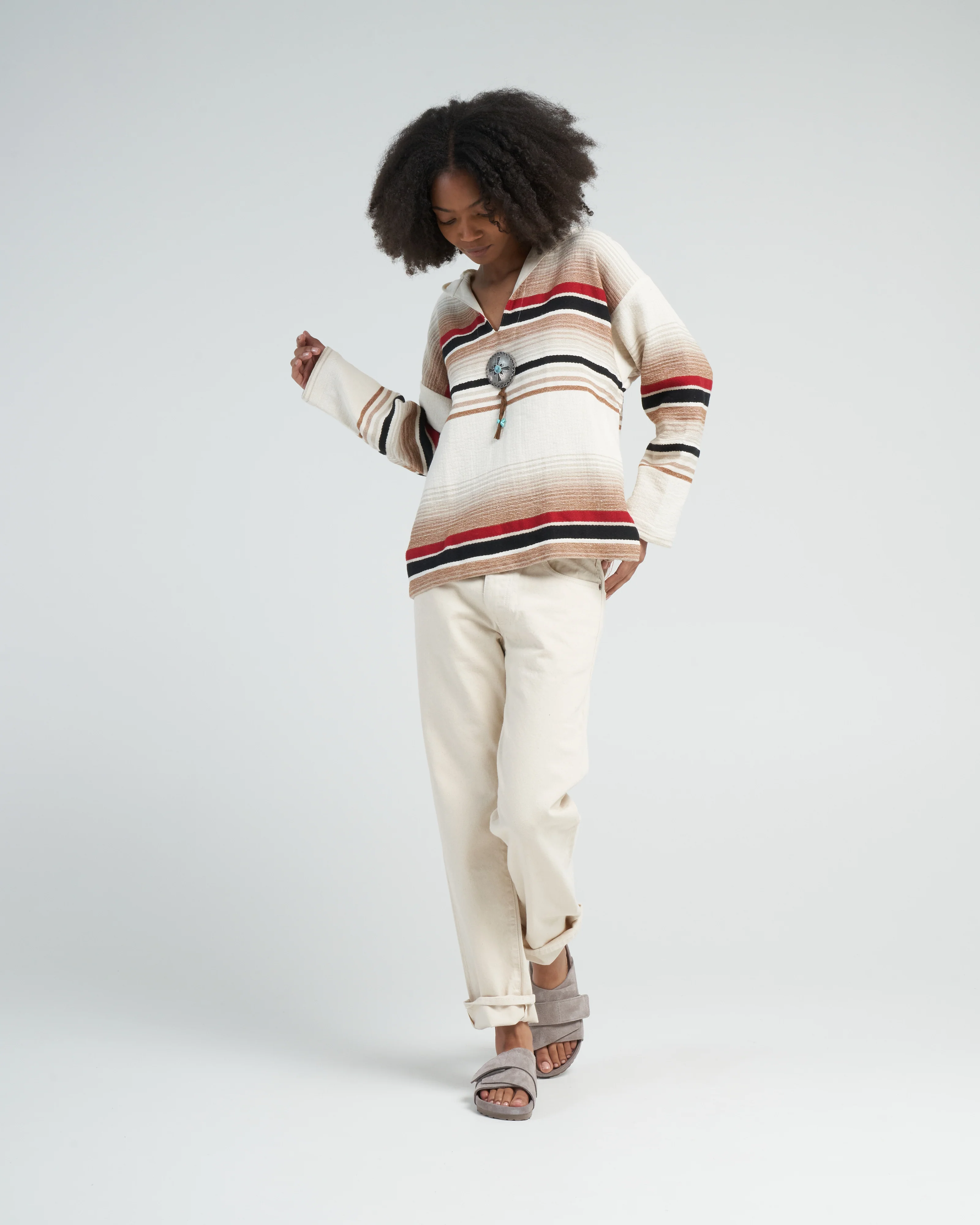 flora poncho - nat - Image 2
