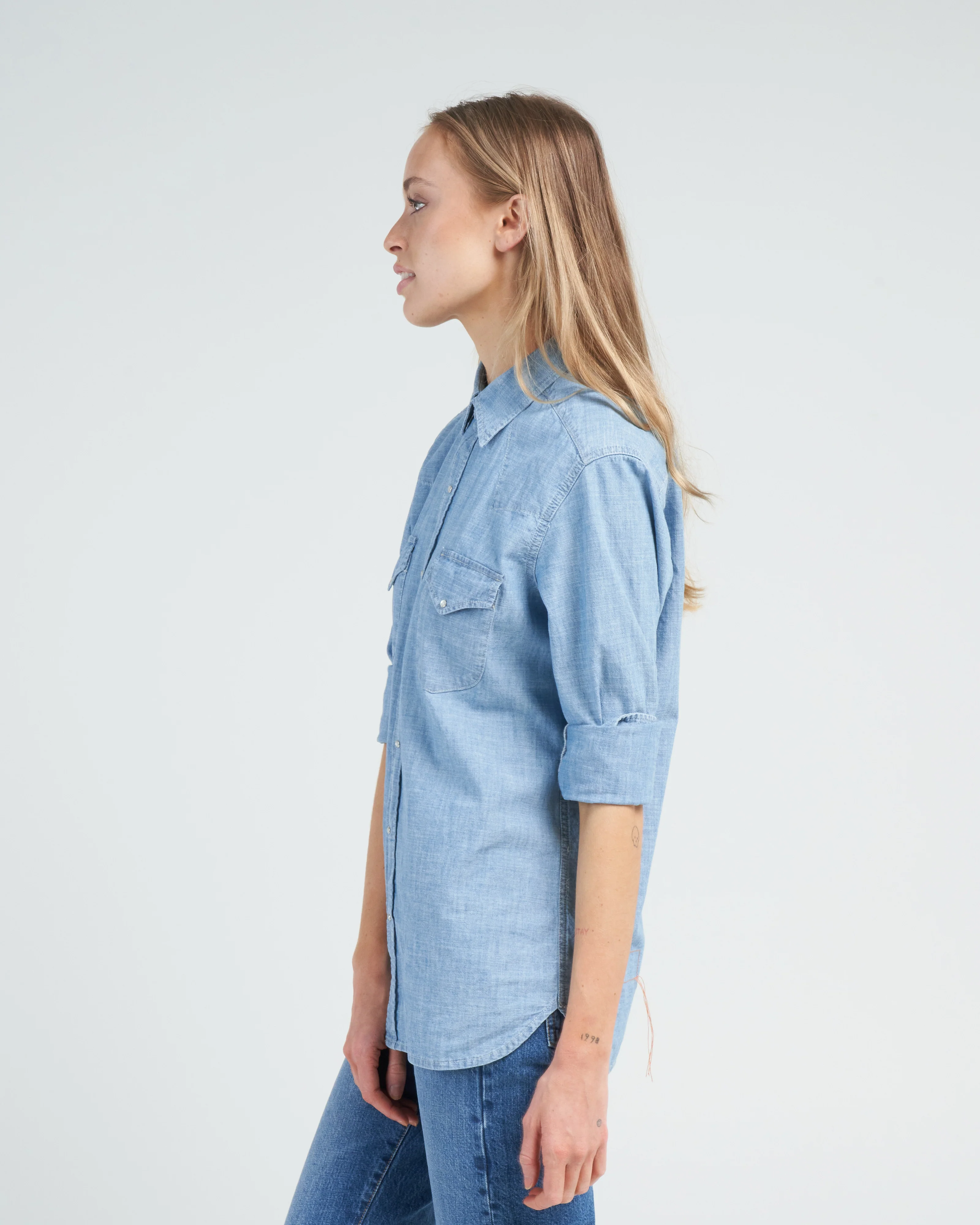 kira shirt - denim - Image 4