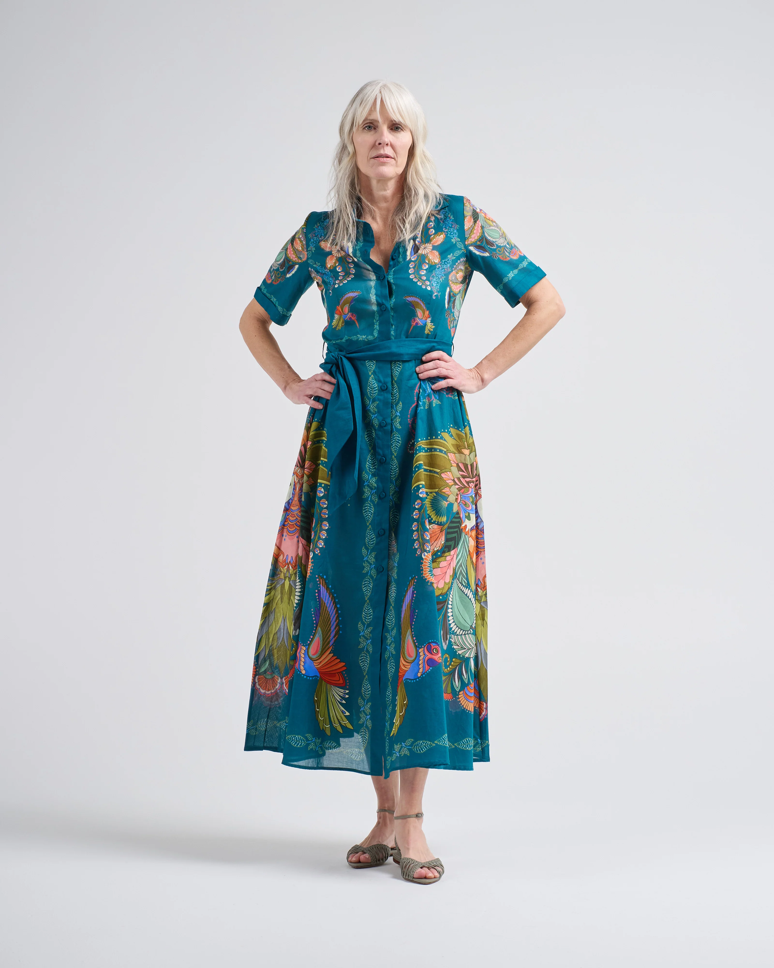 akita dress hummingbirds - Image 2