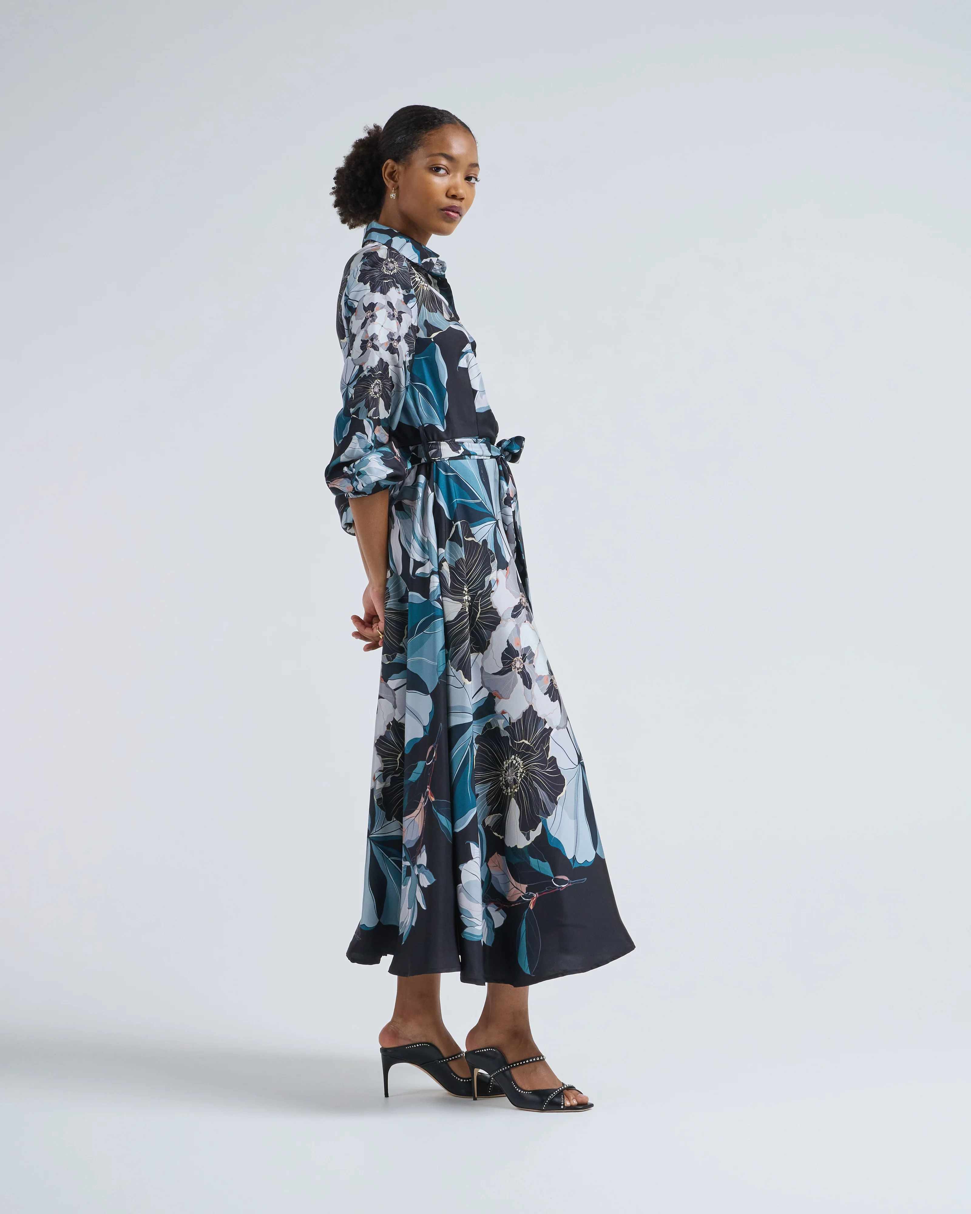 aloe silk long dress - Image 3
