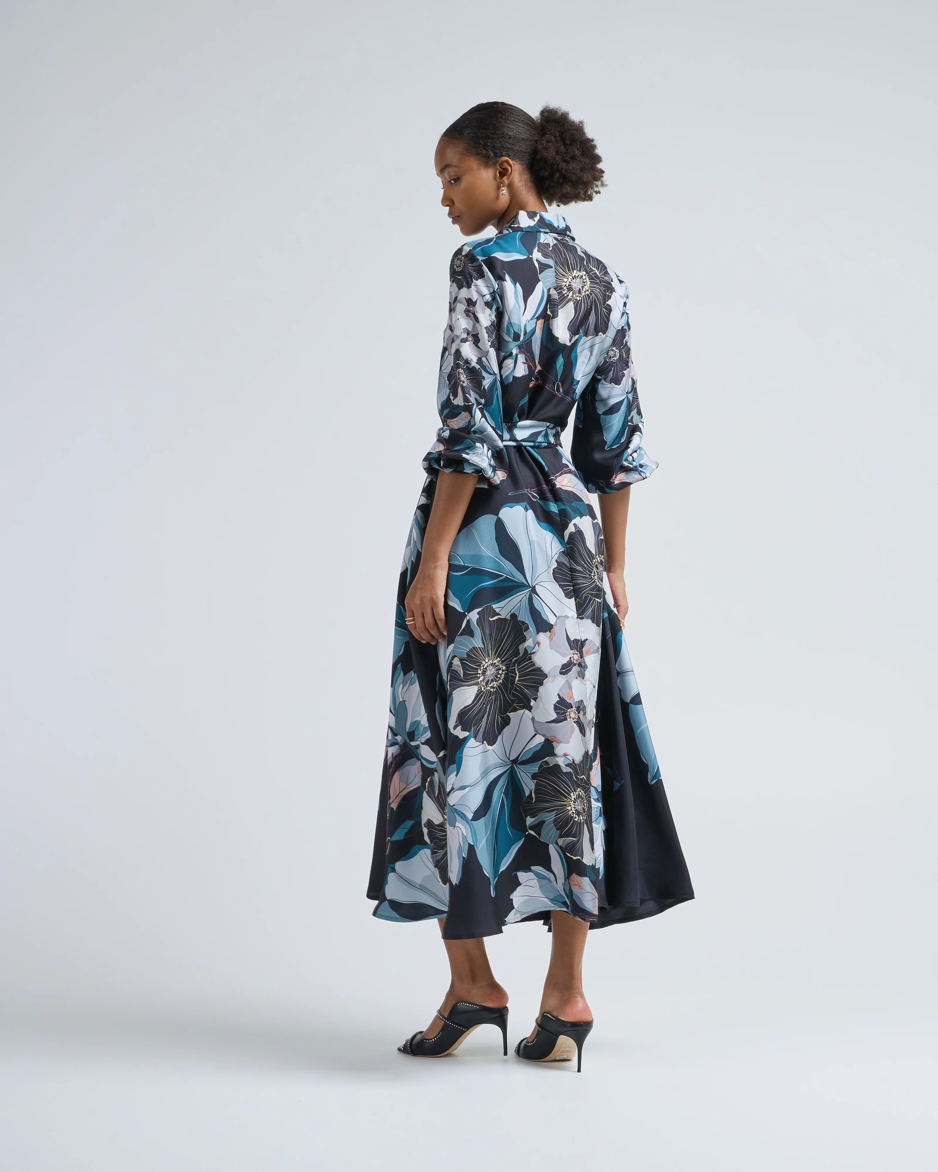 aloe silk long dress - Image 4