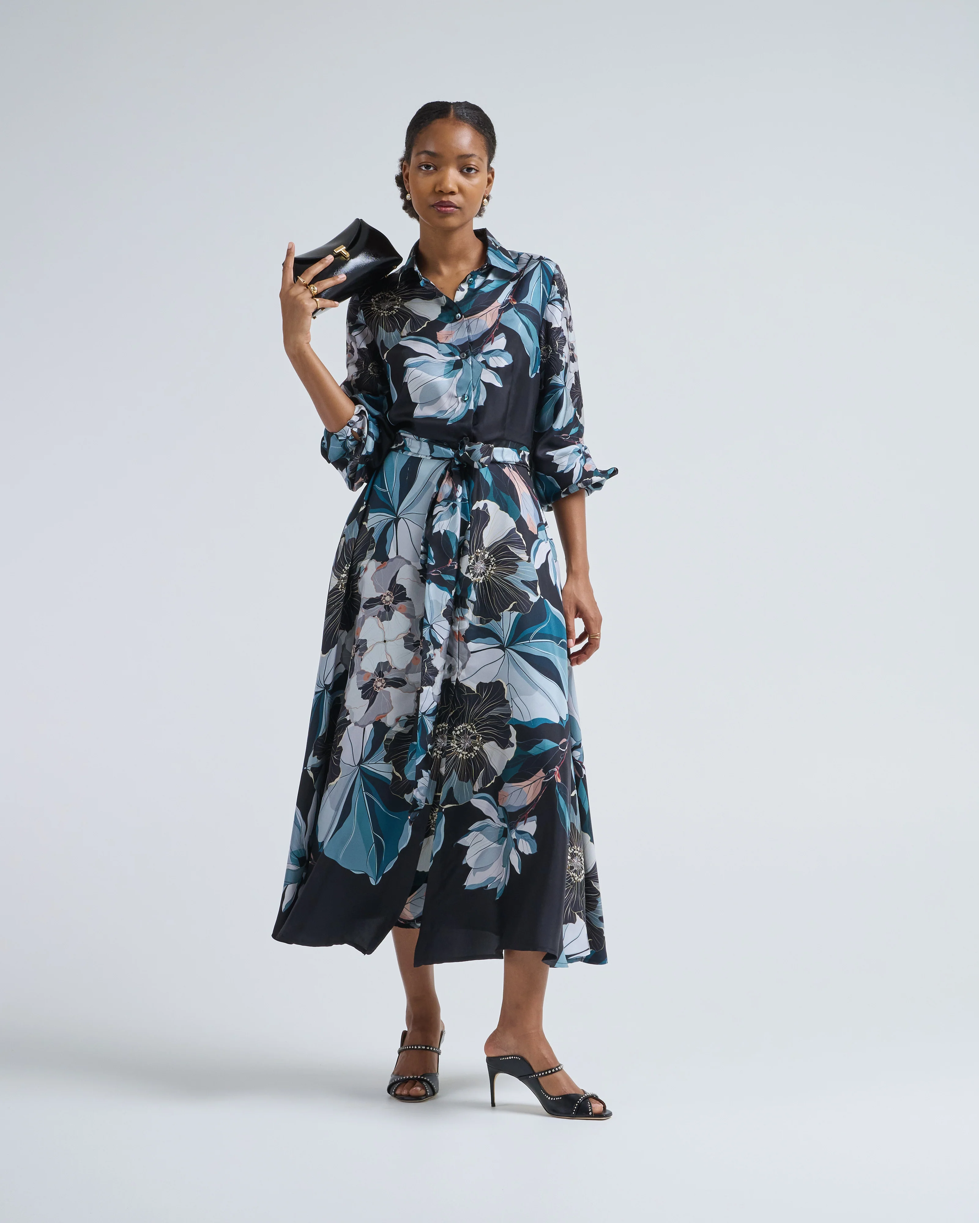 aloe silk long dress - Image 5