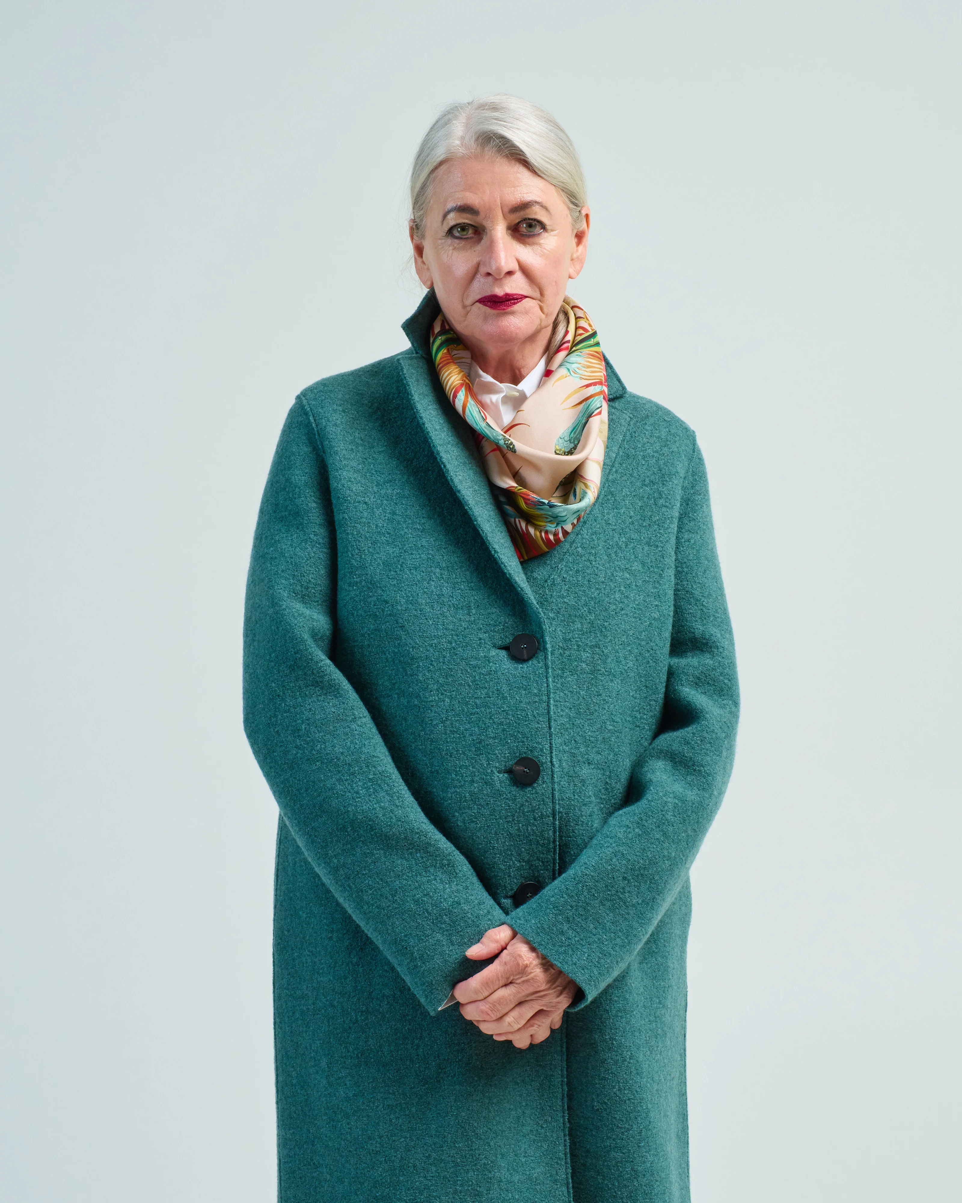 aloe silk square scarf - Image 2