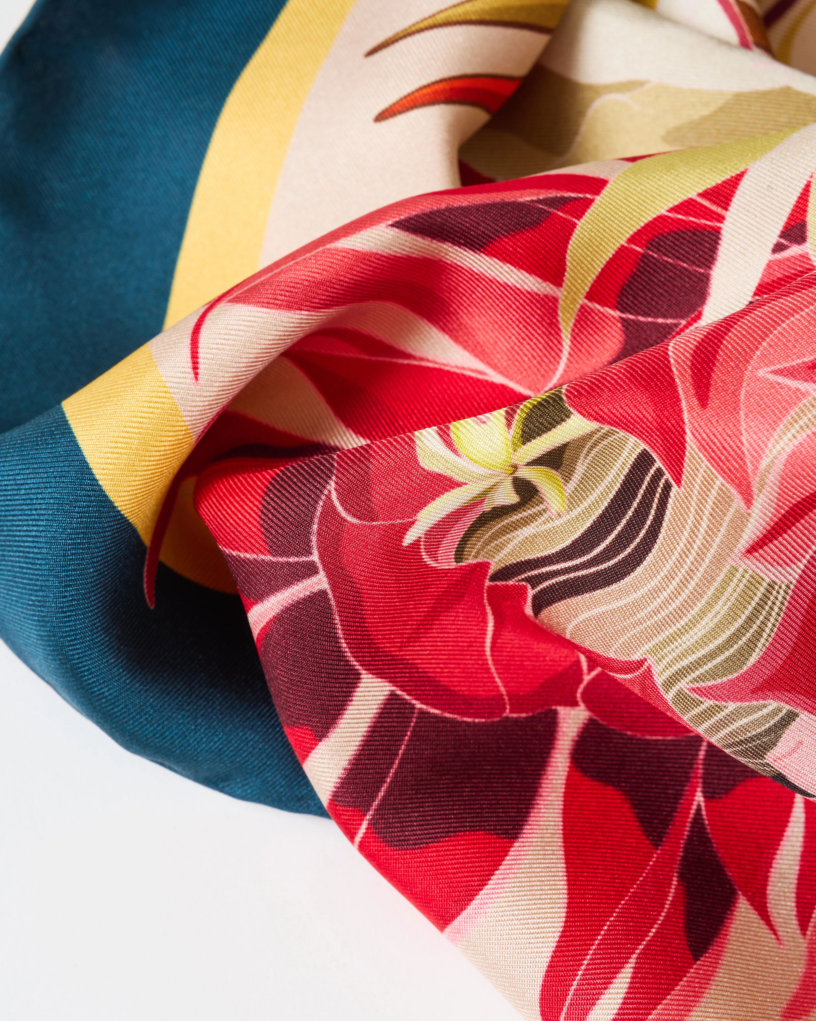 aloe silk square scarf - Image 4