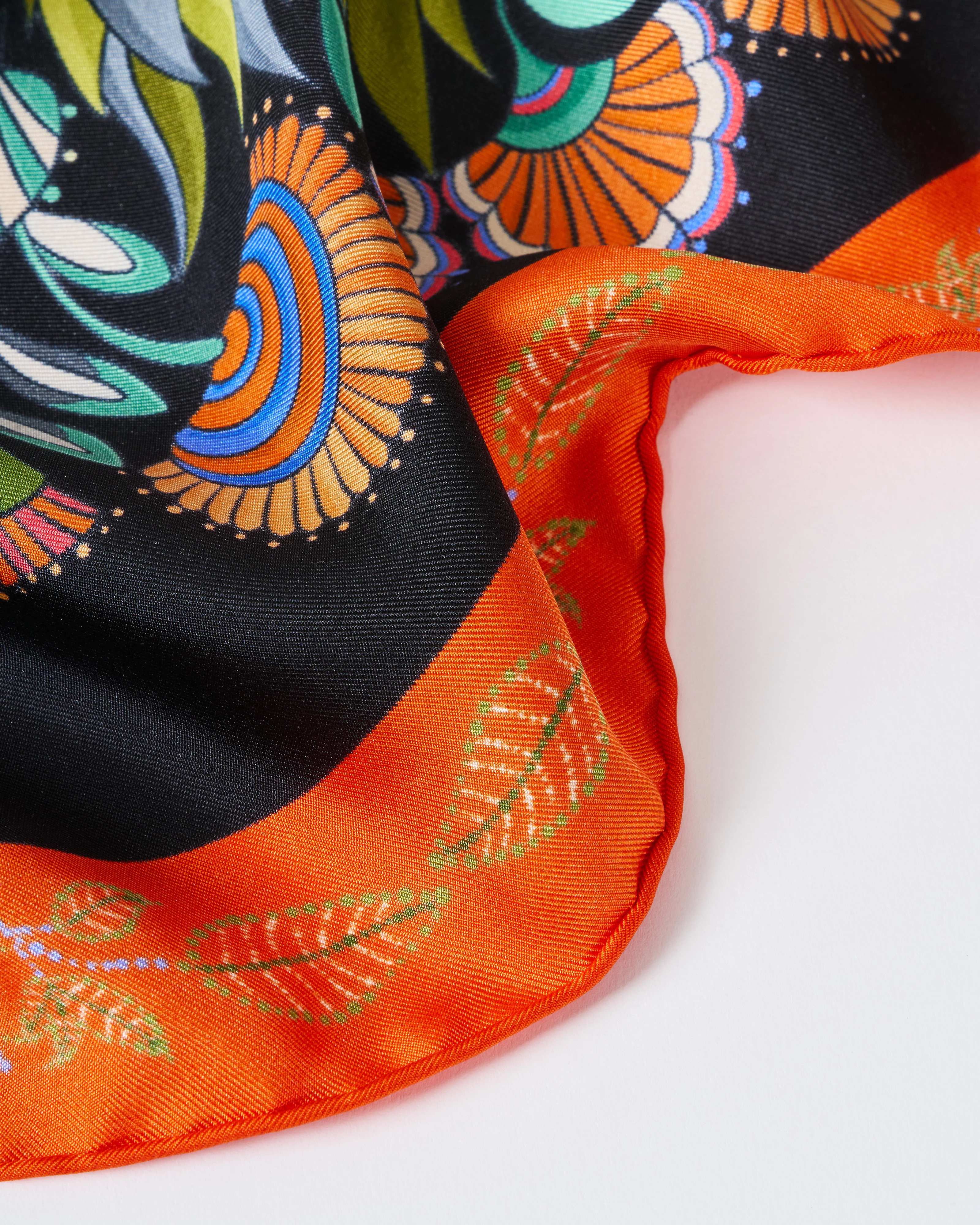 aloe silk square scarf - Image 3