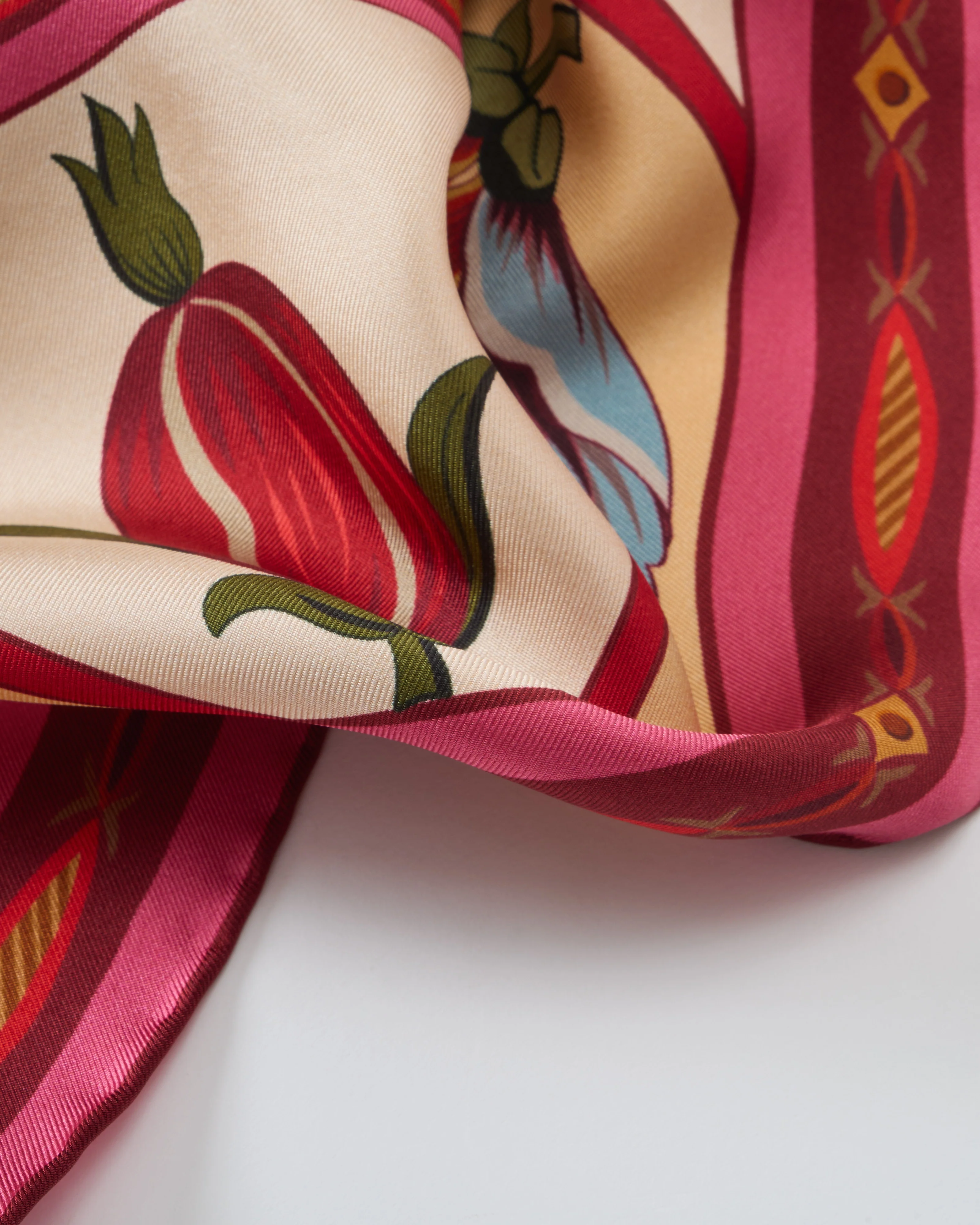 aloe silk square scarf - Image 2