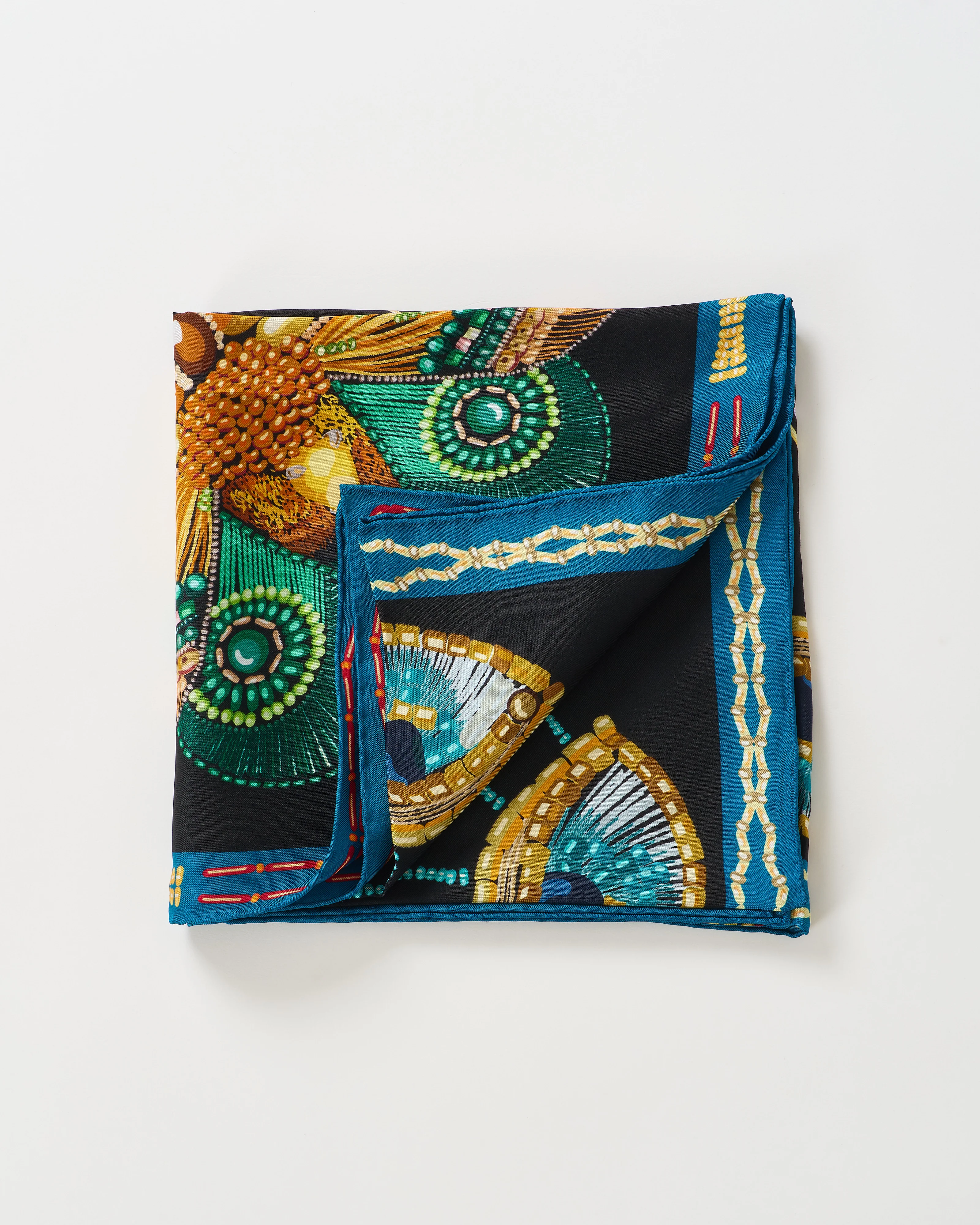 aloe silk square scarf - Image 3