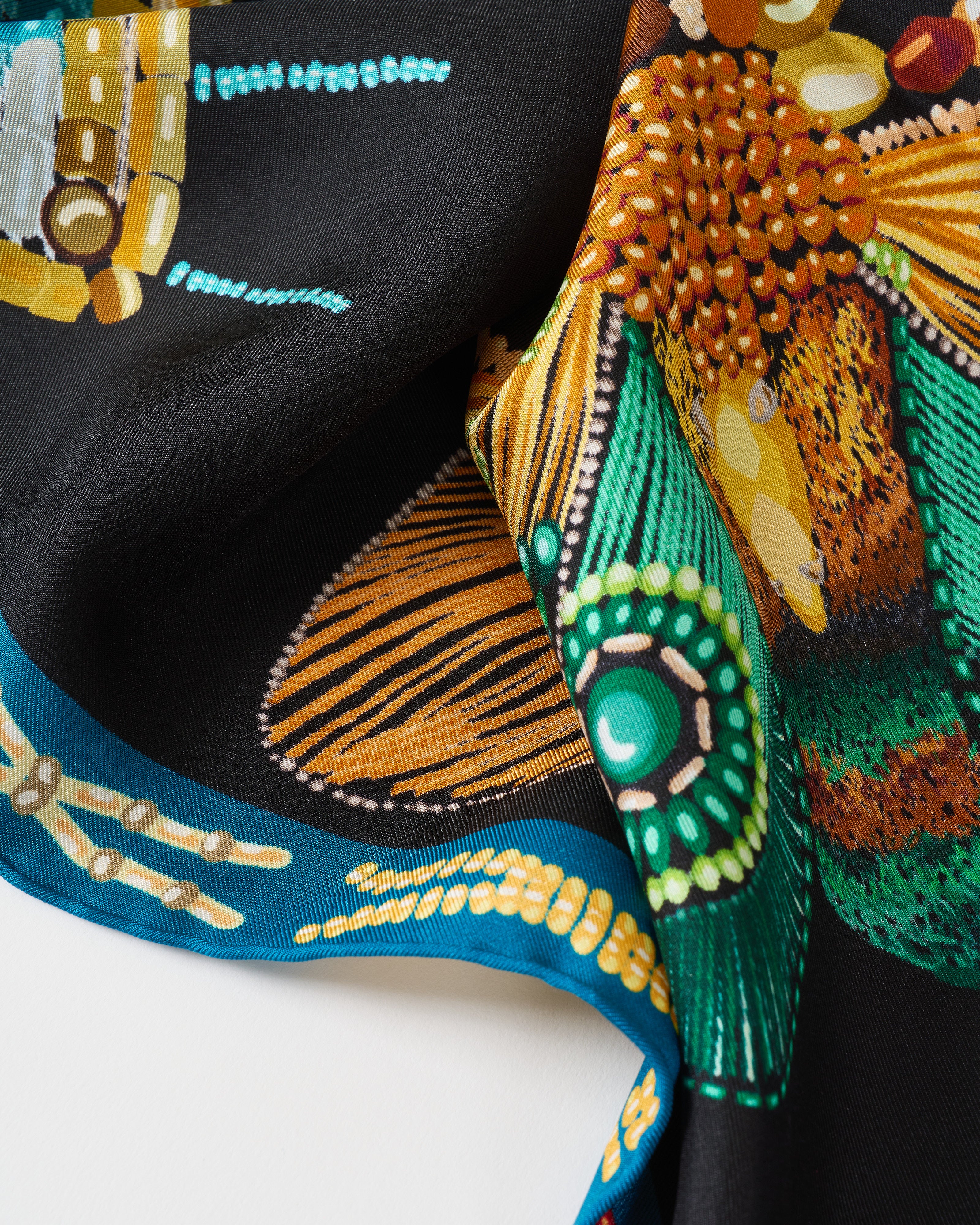 aloe silk square scarf - Image 4