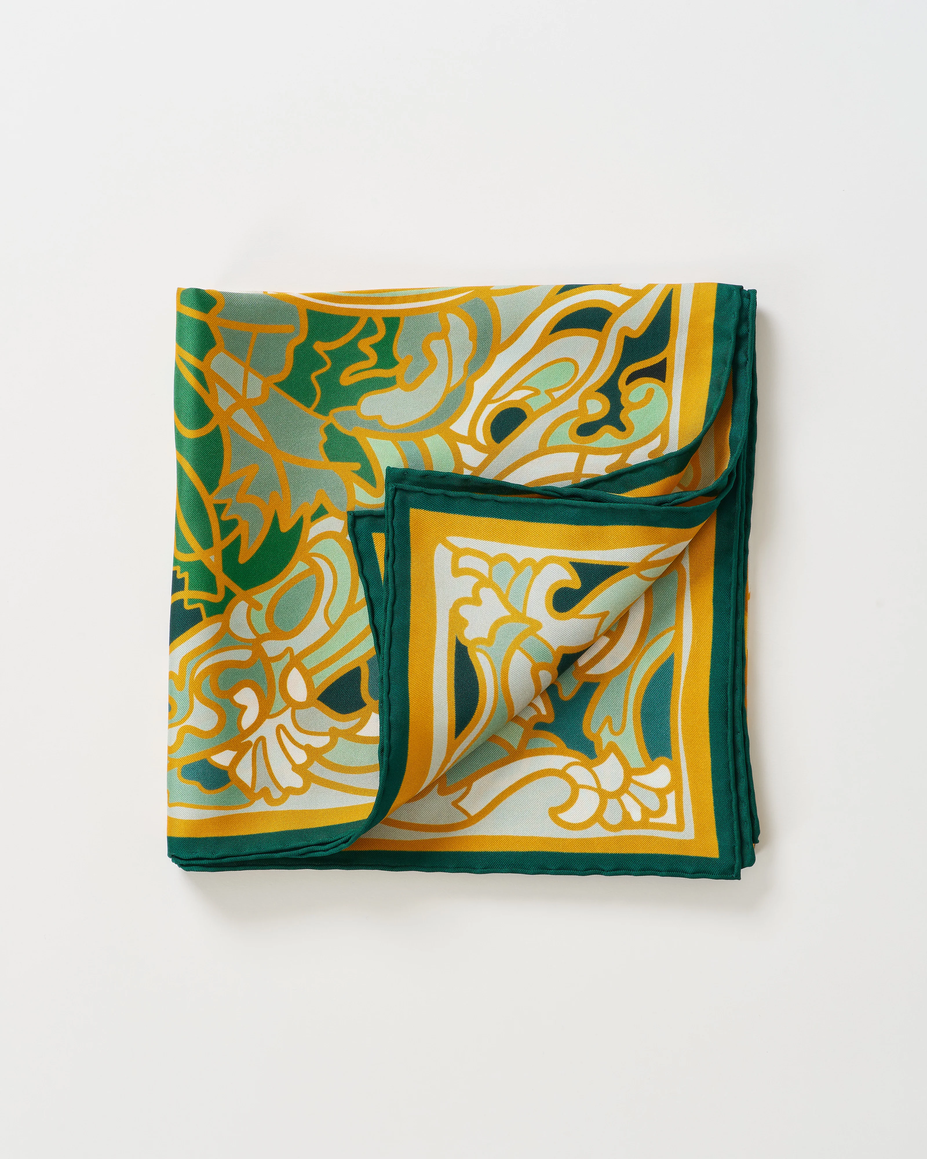 aloe silk square scarf - Image 2
