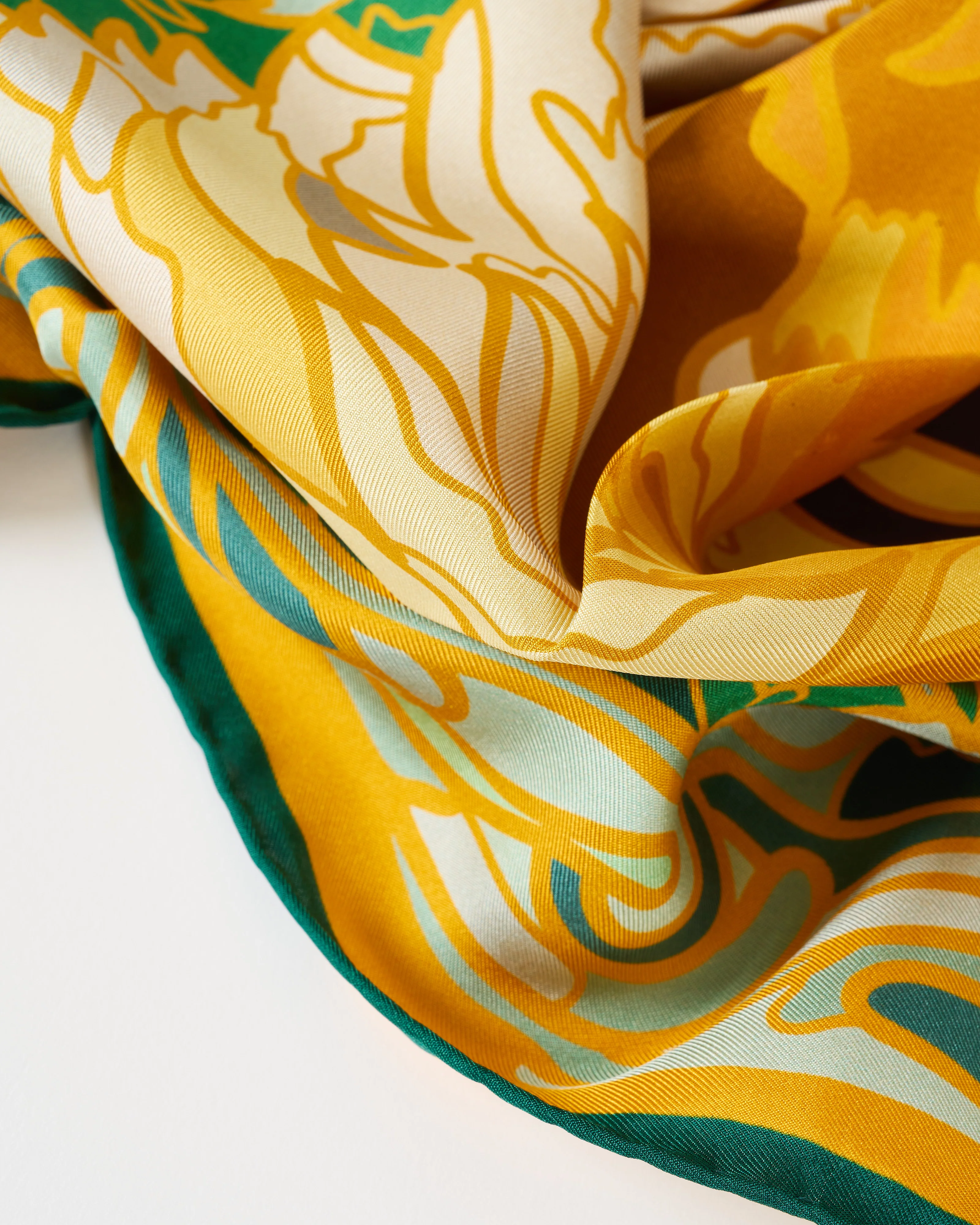 aloe silk square scarf - Image 3