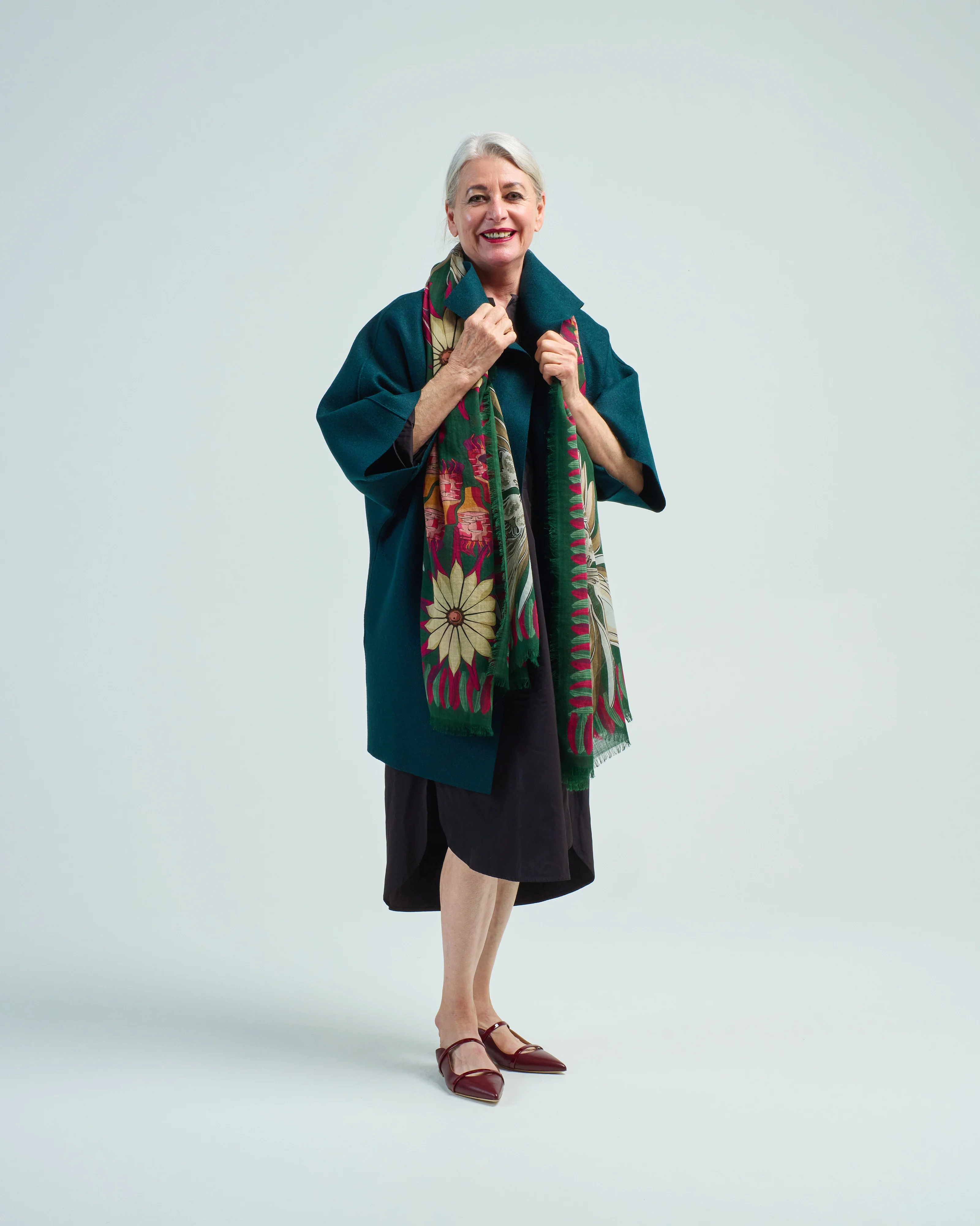 calvin large square scarf - Image 2